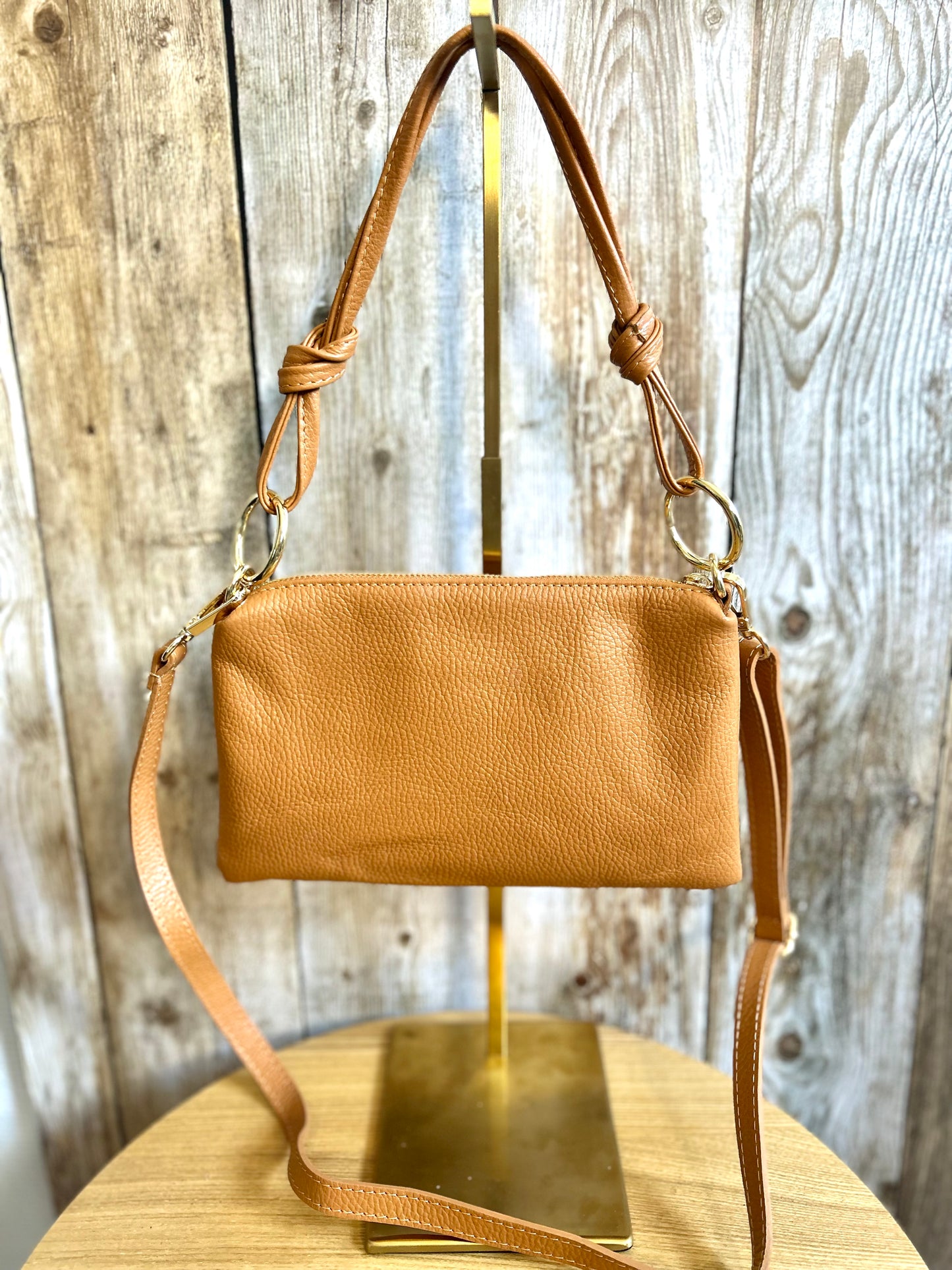 Sac Alix Camel (100% cuir)