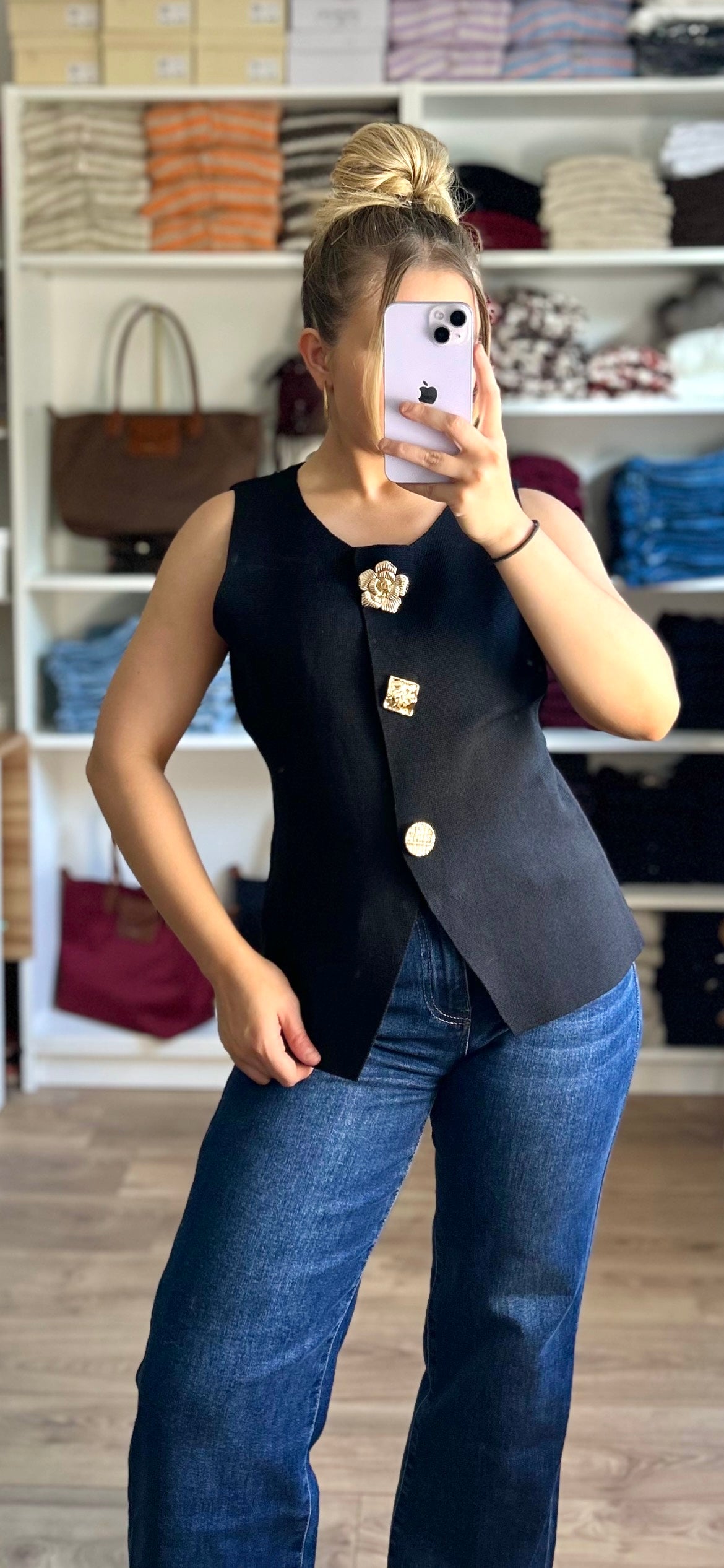 Top Blazer Diana Noir