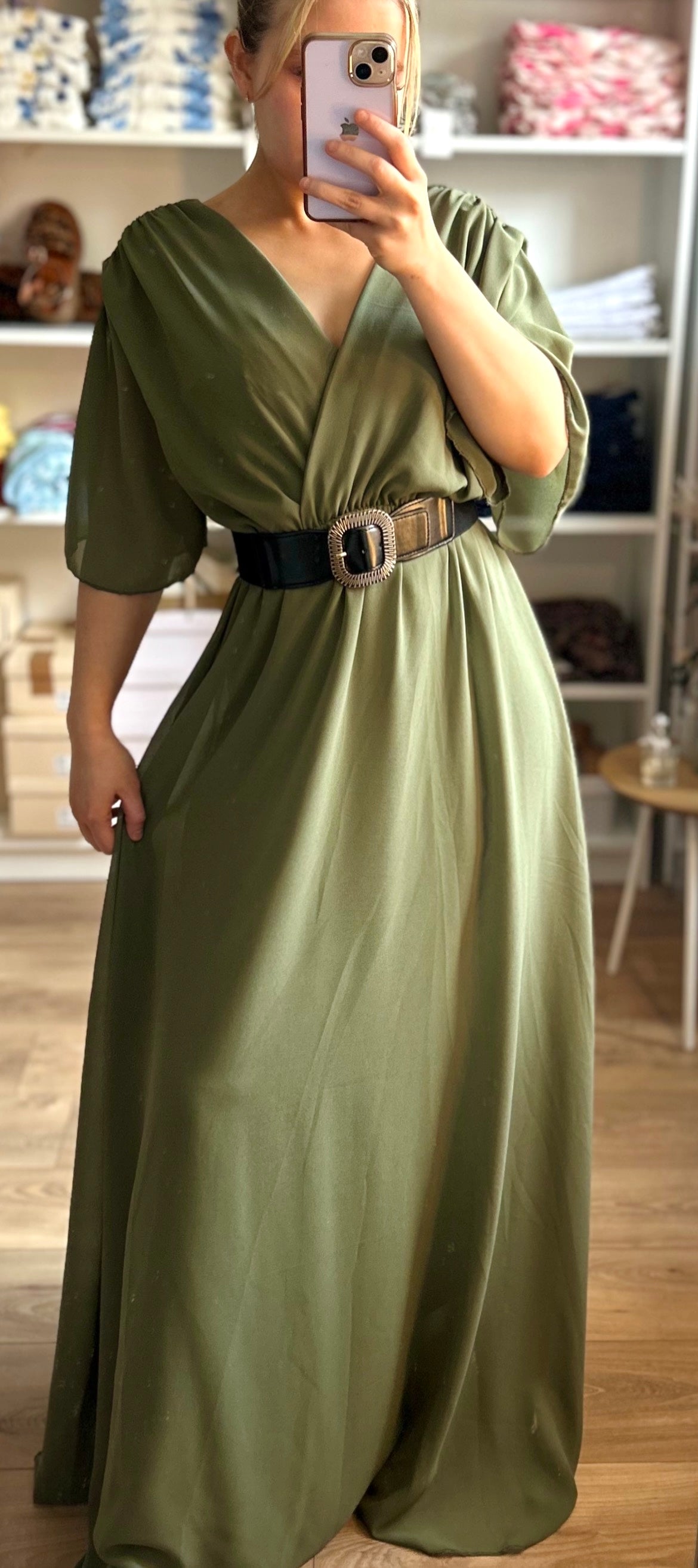 Robe Madeleine Kaki
