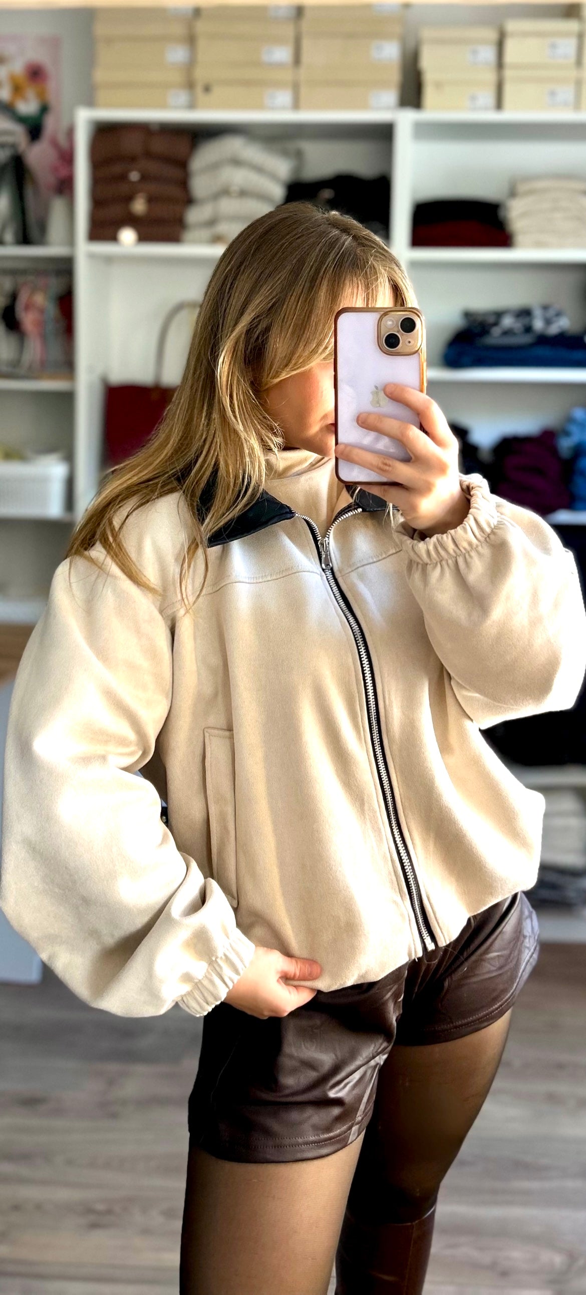 Veste Dakota beige clair