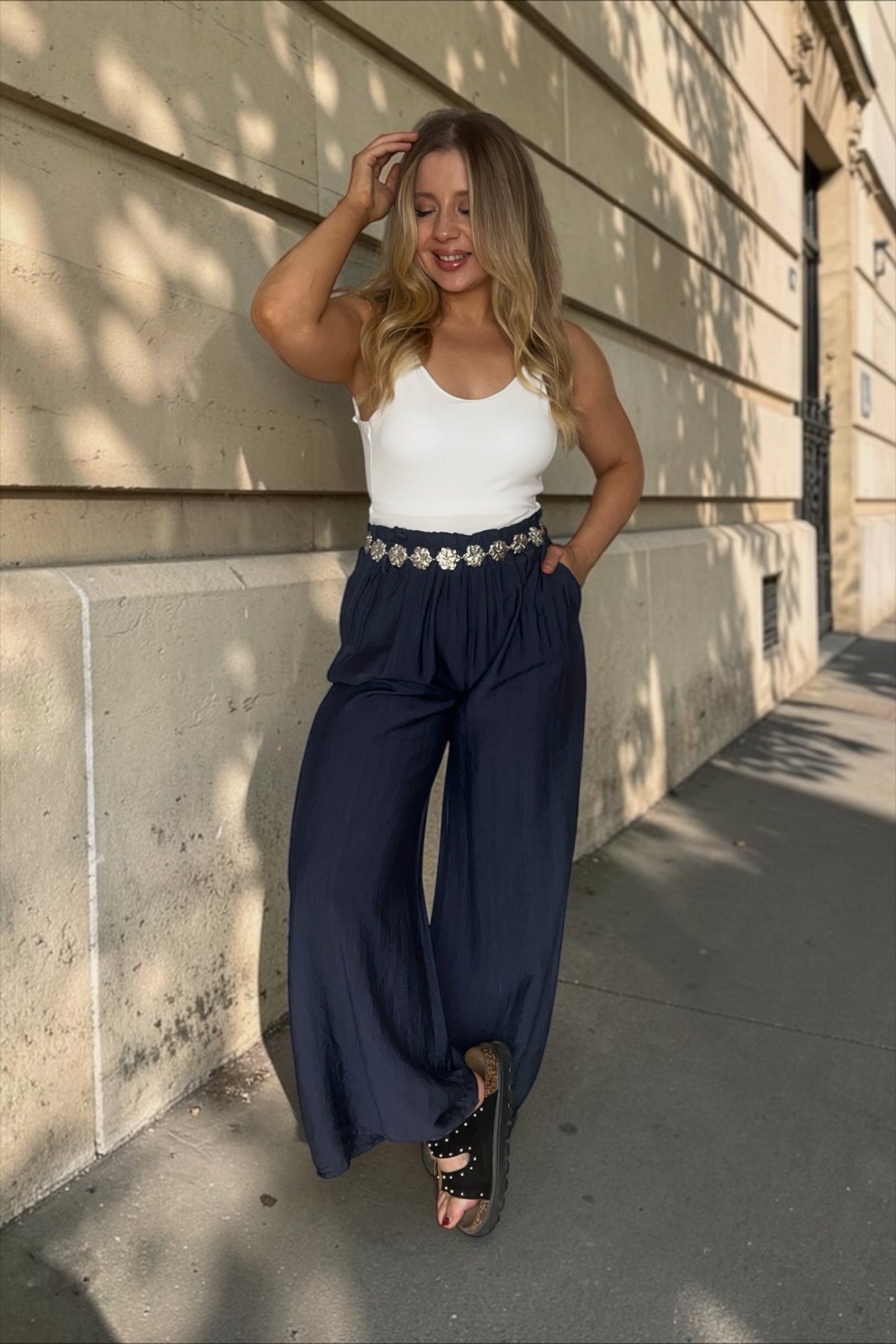 Pantalon Riviera Bleu Marine