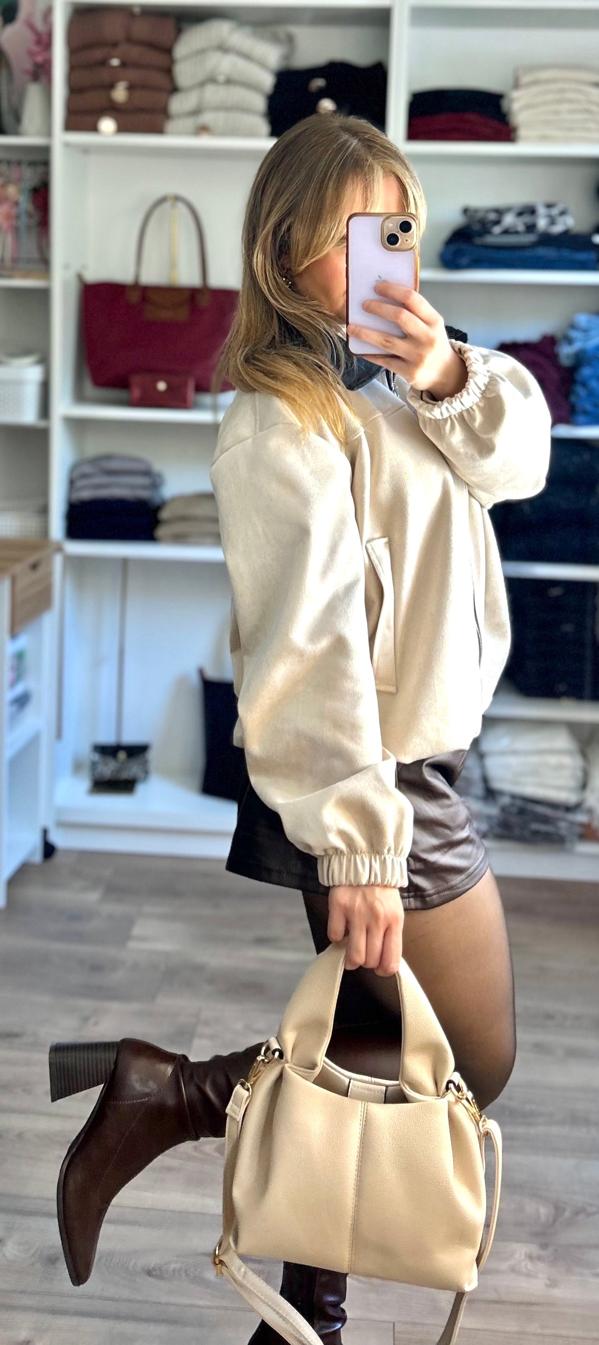 Veste Dakota beige clair