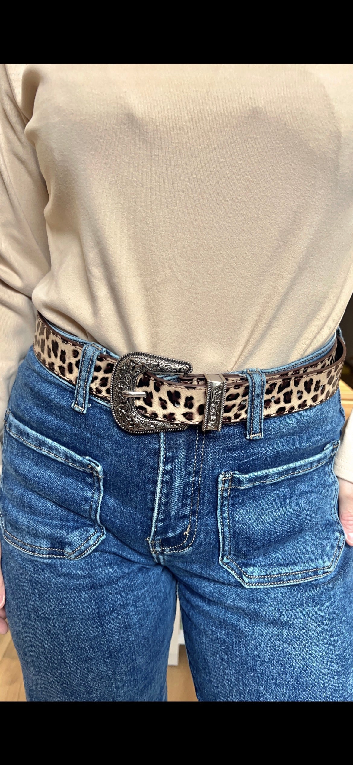 Ceinture Fauve Léopard