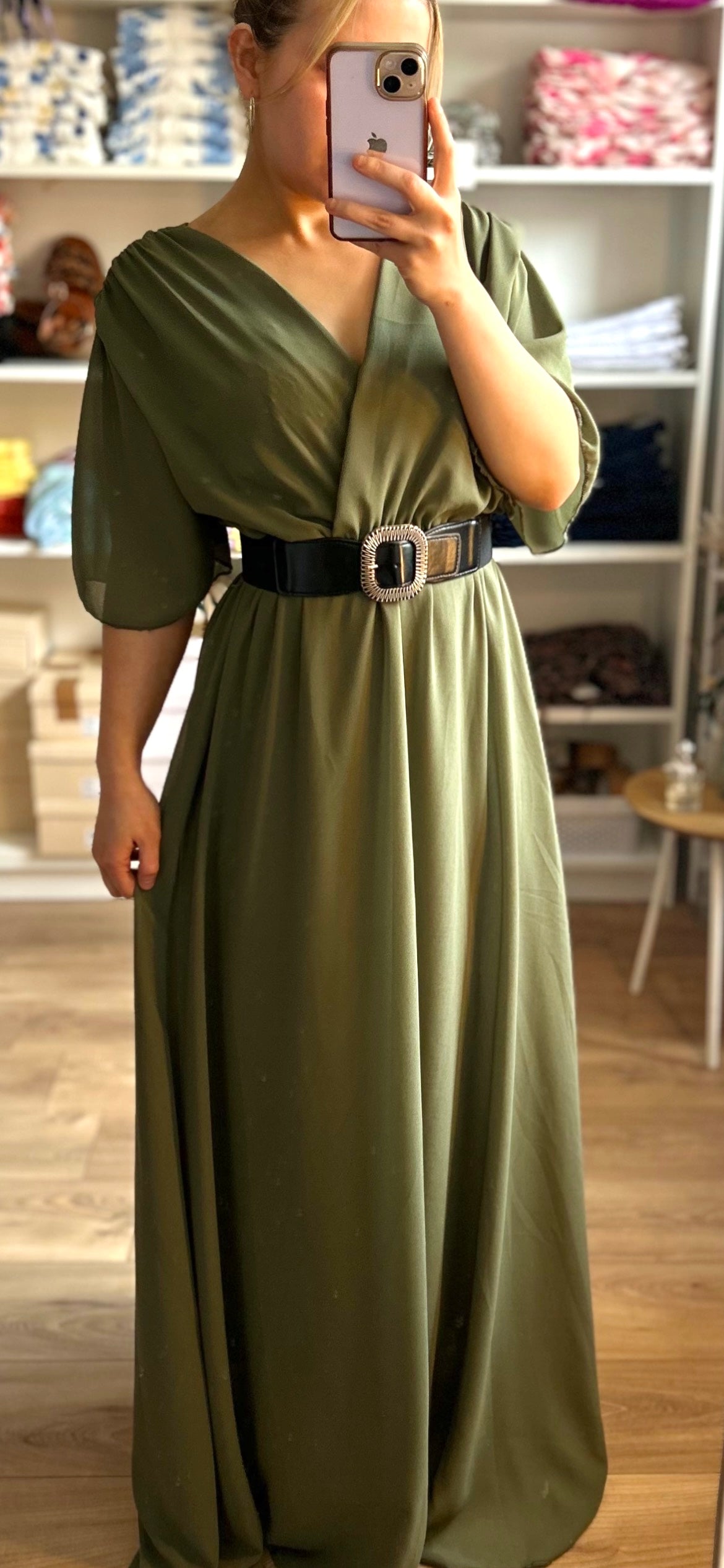 Robe Madeleine Kaki