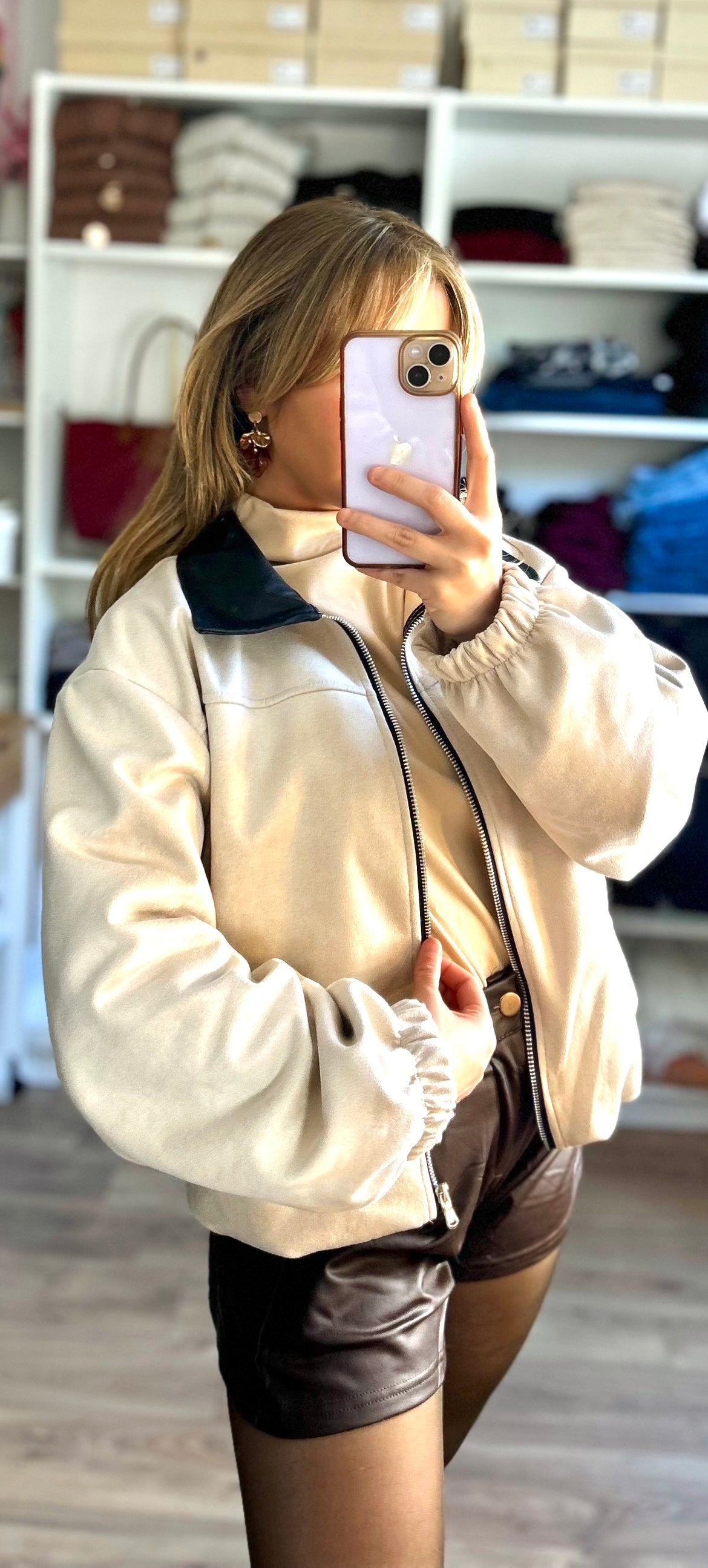Veste Dakota beige clair