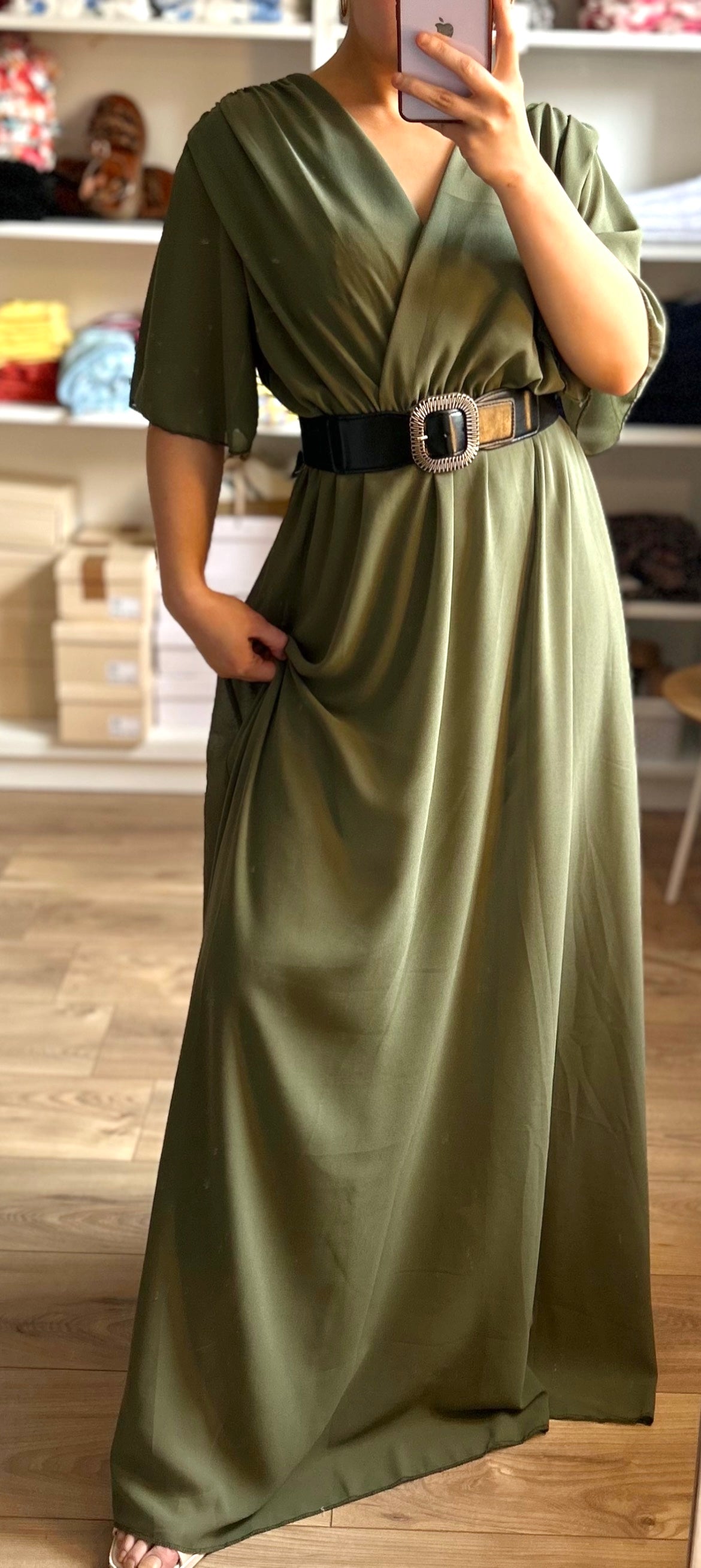Robe Madeleine Kaki