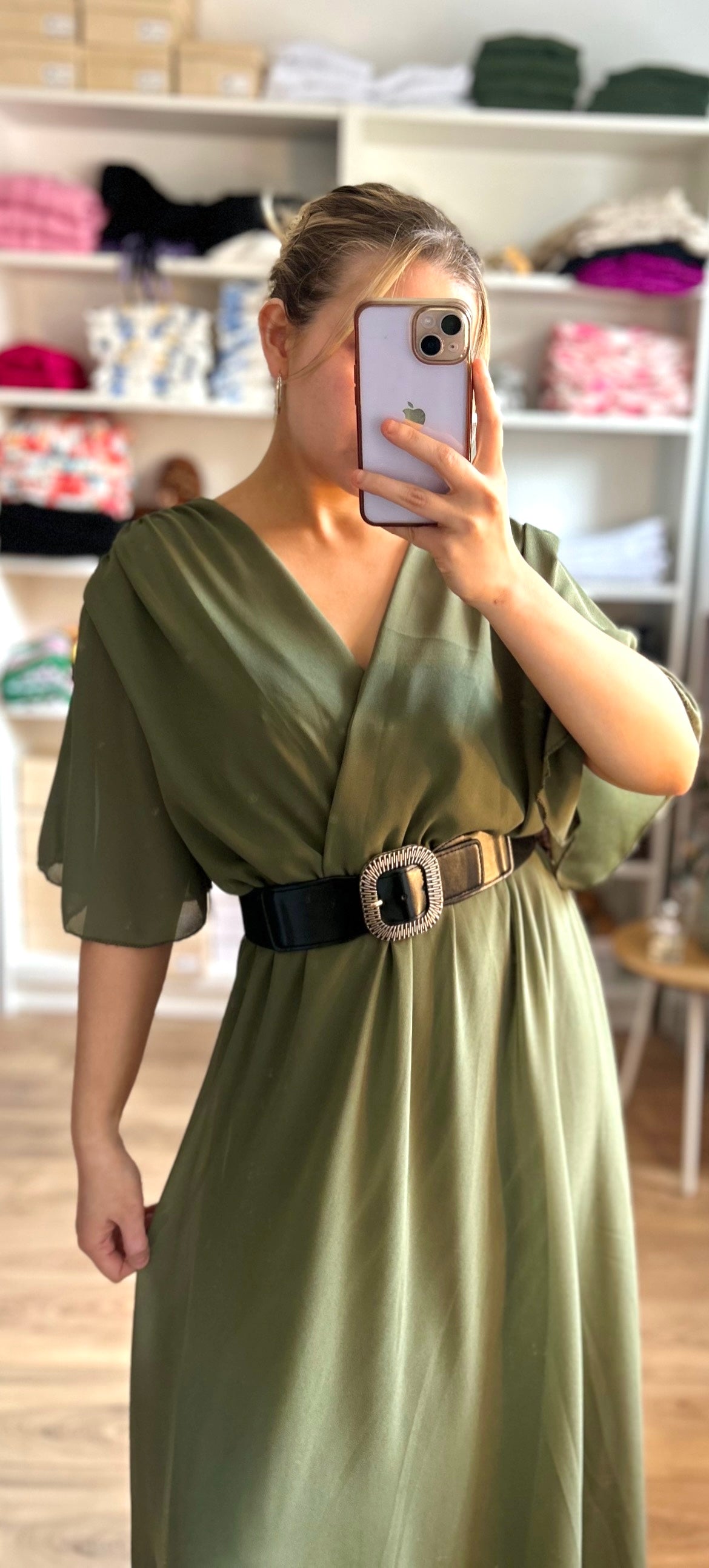 Robe Madeleine Kaki