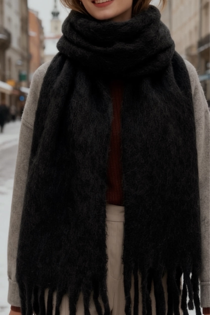 Écharpe Dorine Noire