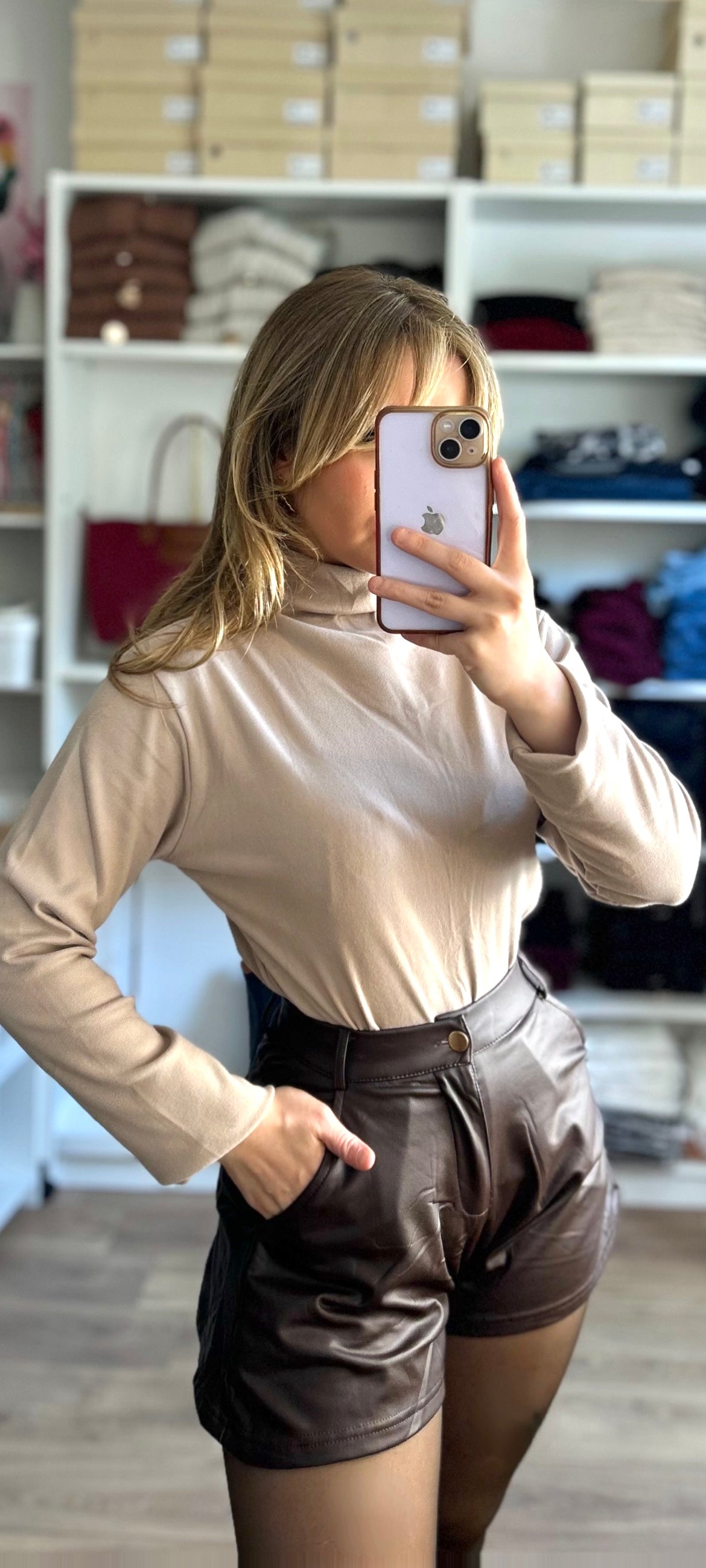 Top Sam Taupe