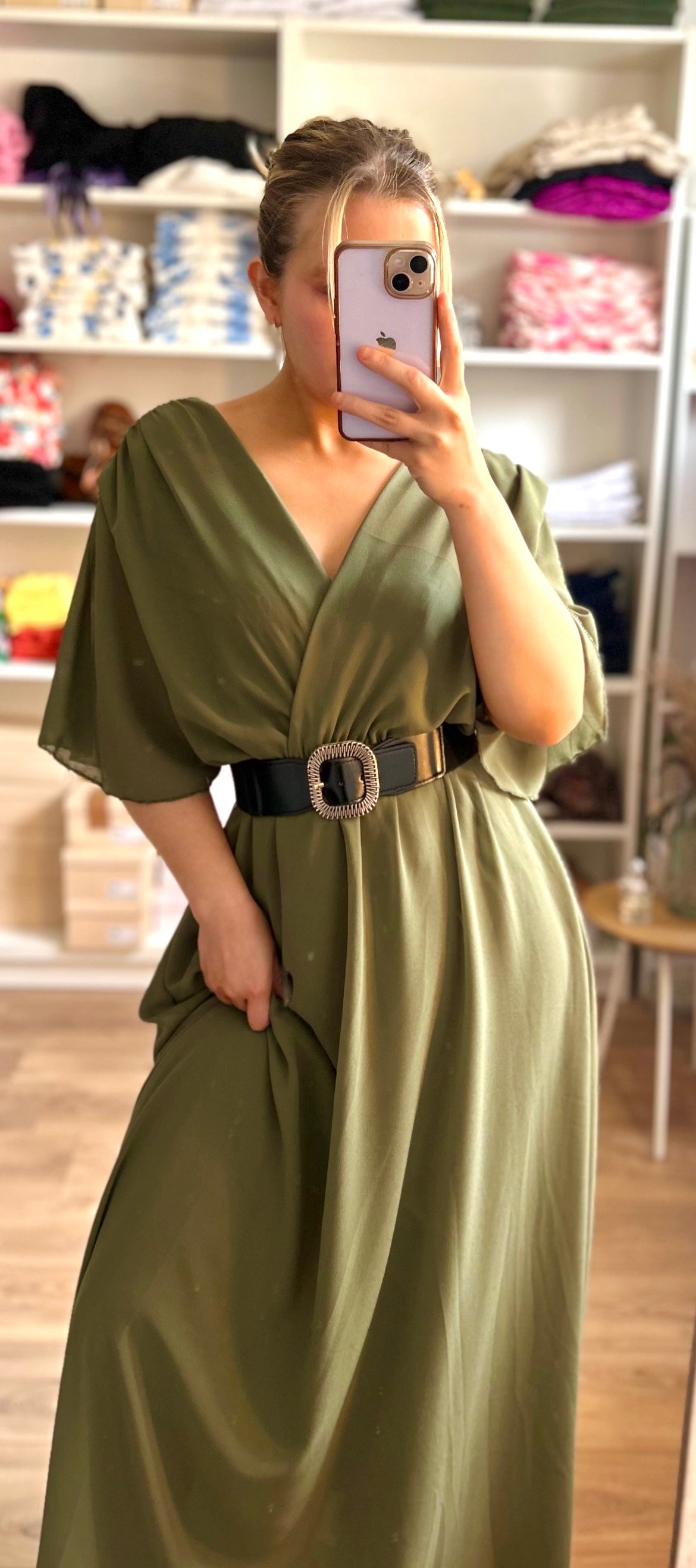 Robe Madeleine Kaki