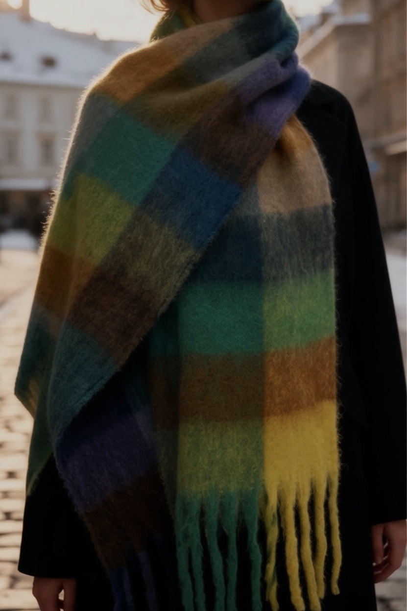 Écharpe Hermione Jaune/Bleu/Orange