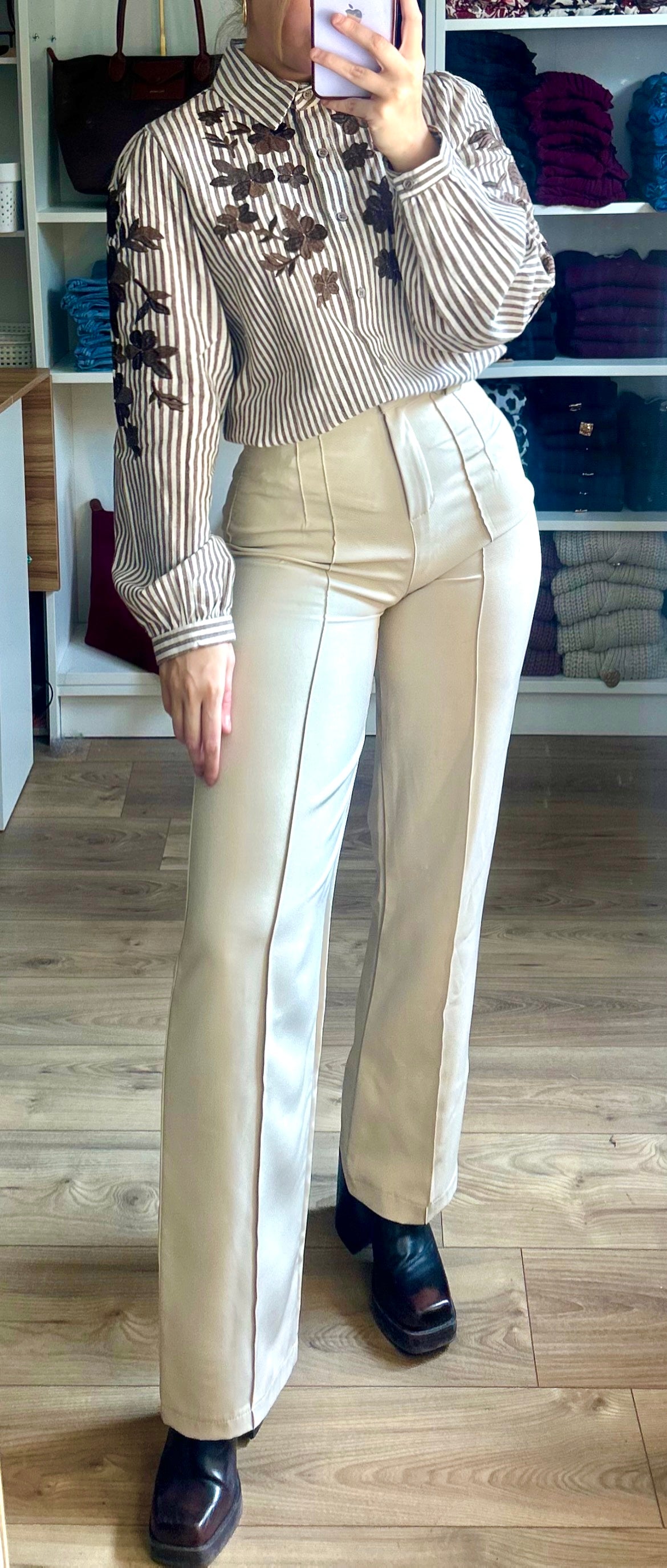 Pantalon Sandro Beige