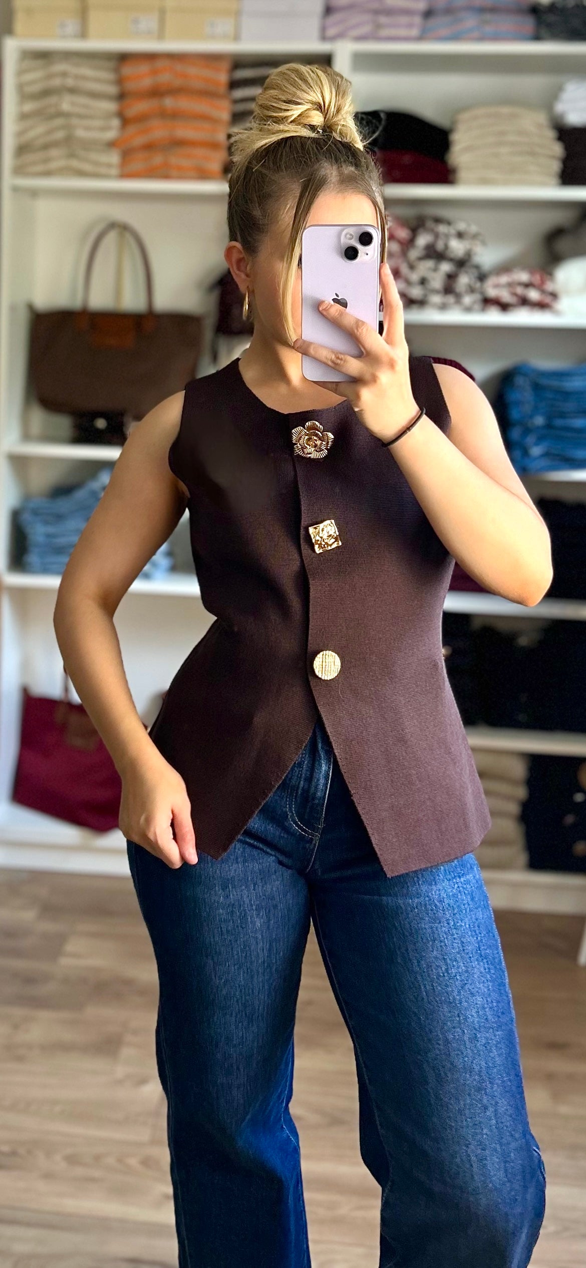 Top Blazer Diana Chocolat