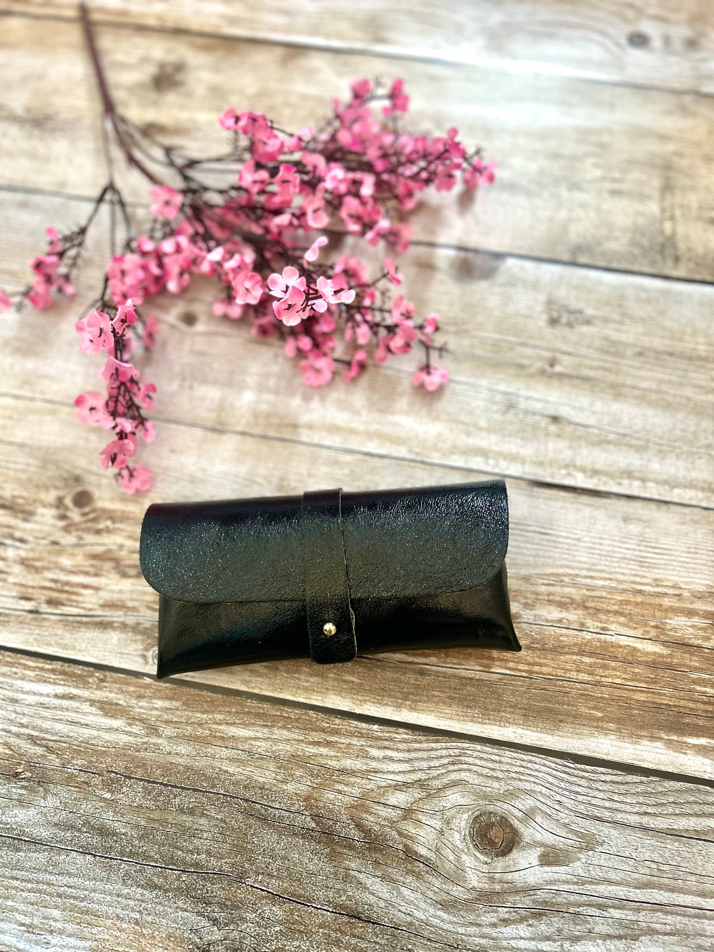 Étui à lunettes Sirius Noir (100% cuir)
