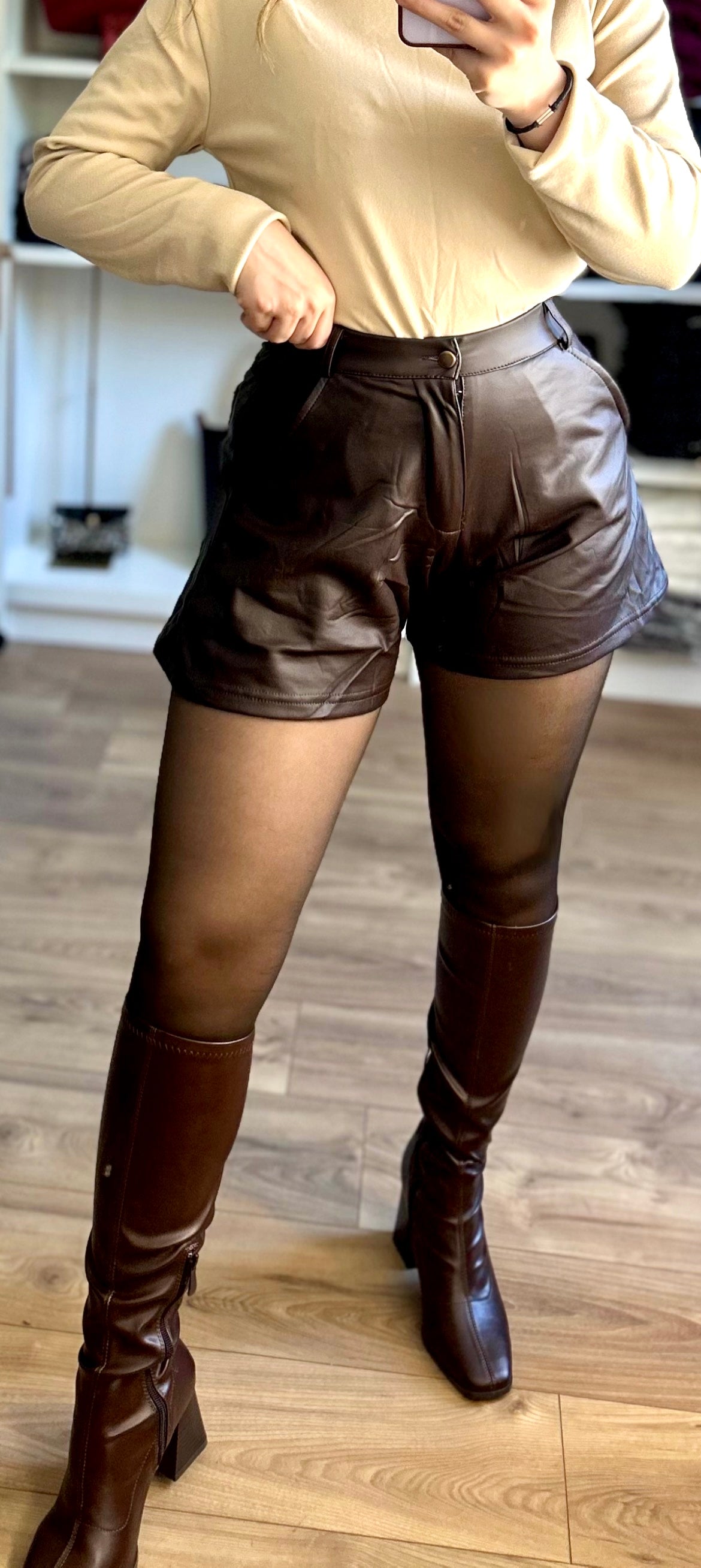 Short Lou Chocolat