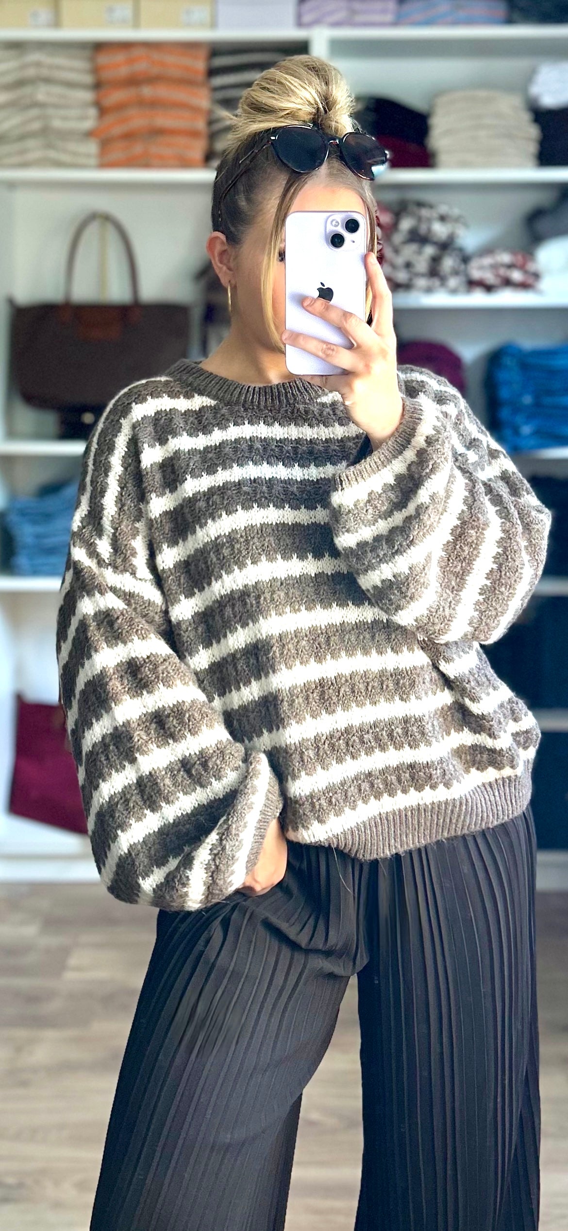 Pull Ninon Chocolat