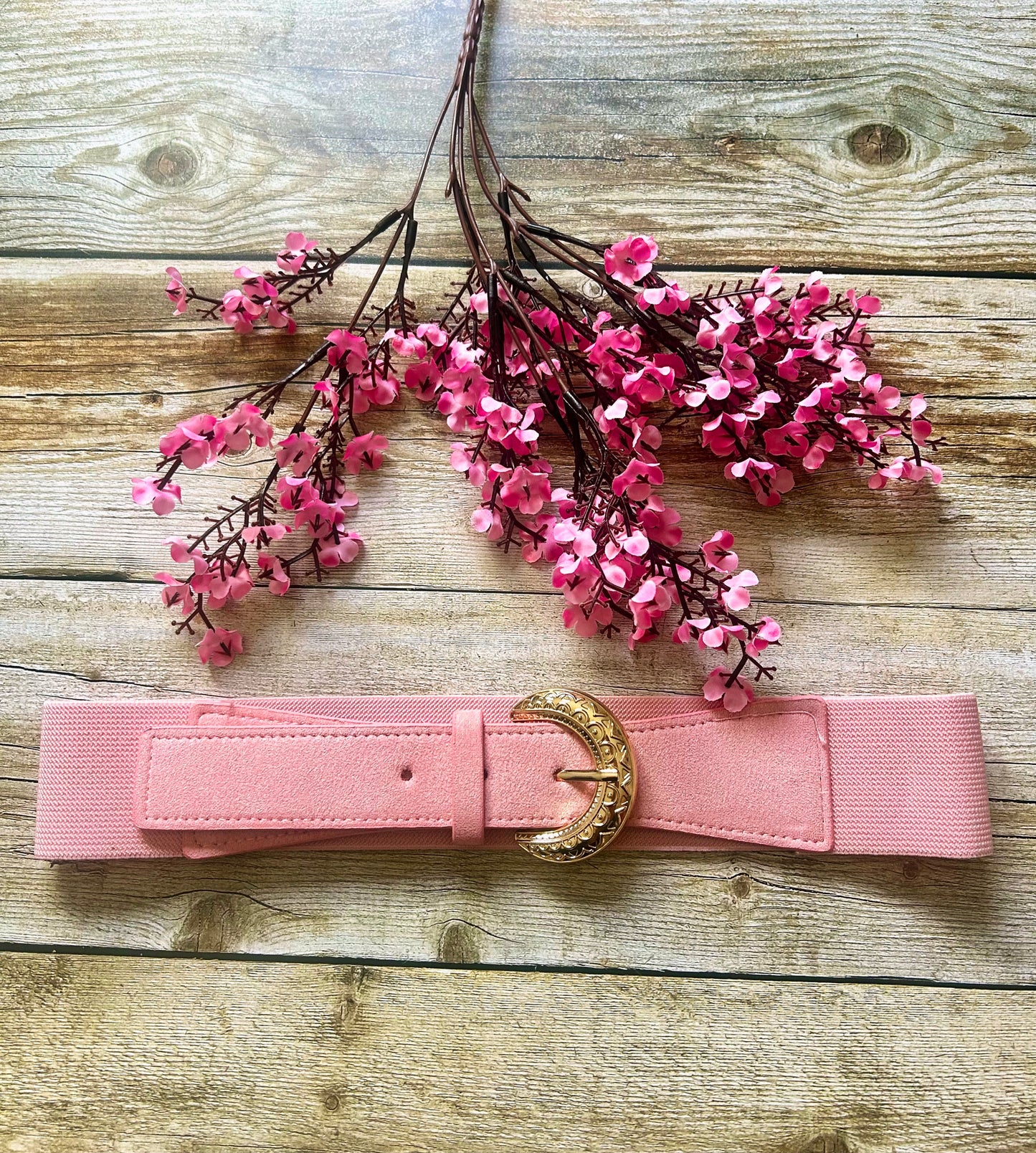 Ceinture Ève Rose Pale (Taille ajustée 36-42)