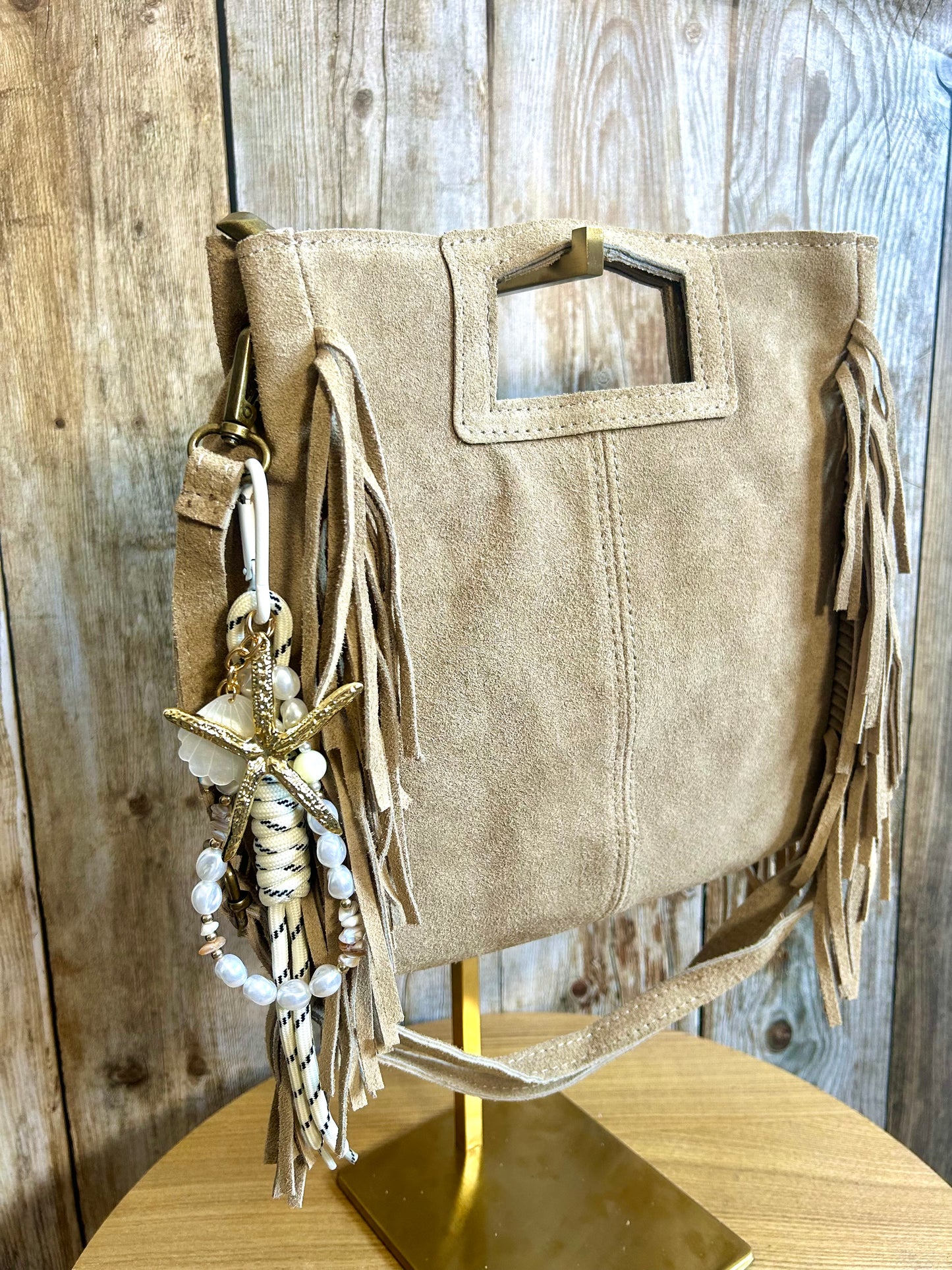 Sac Léane Beige 100% cuir (taille M)