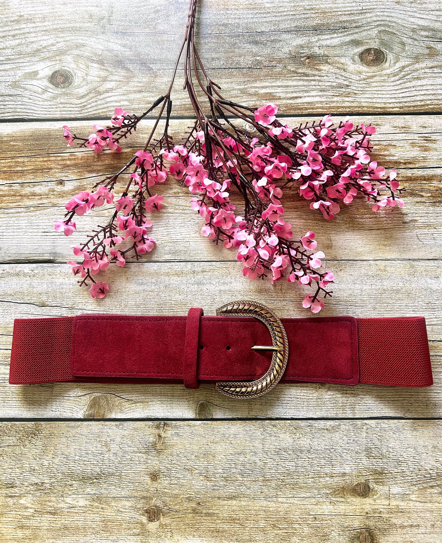 Ceinture Cerise Rouge Foncé