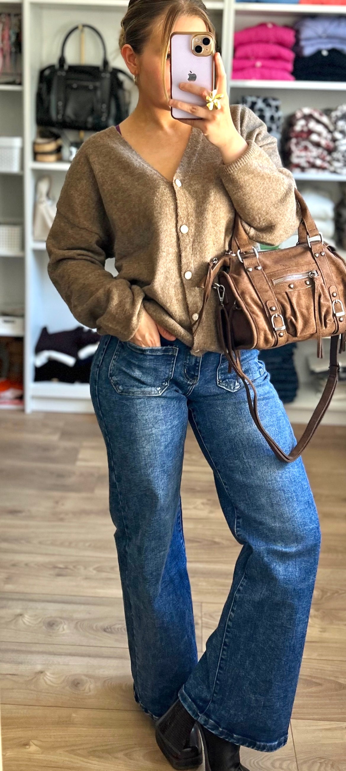 Gilet Léon Taupe