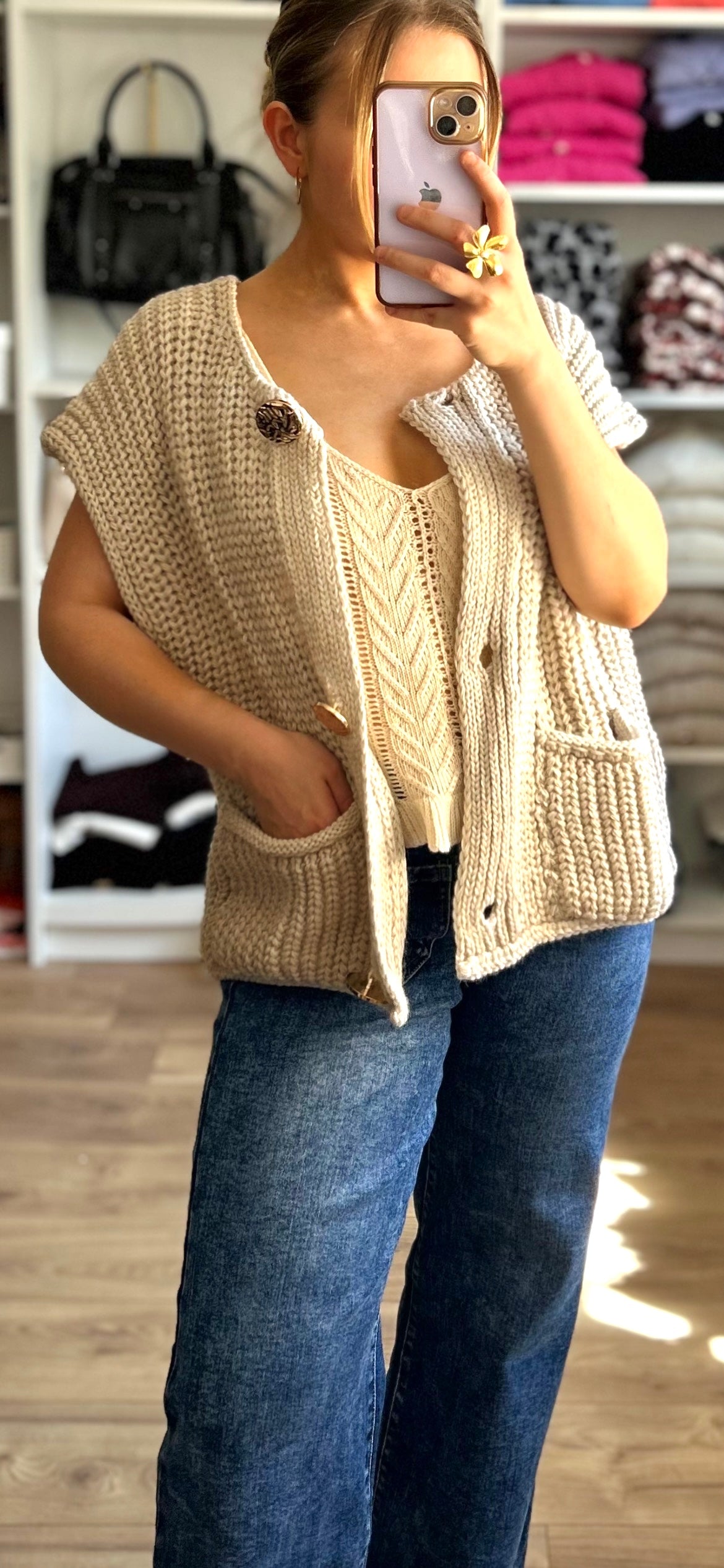 Gilet Achille Beige