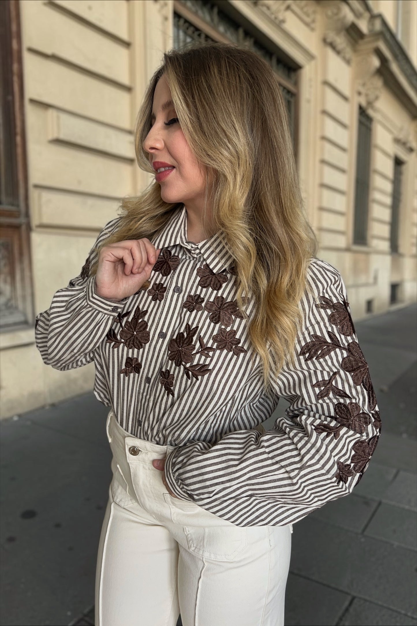 Chemise Claudie Chocolat