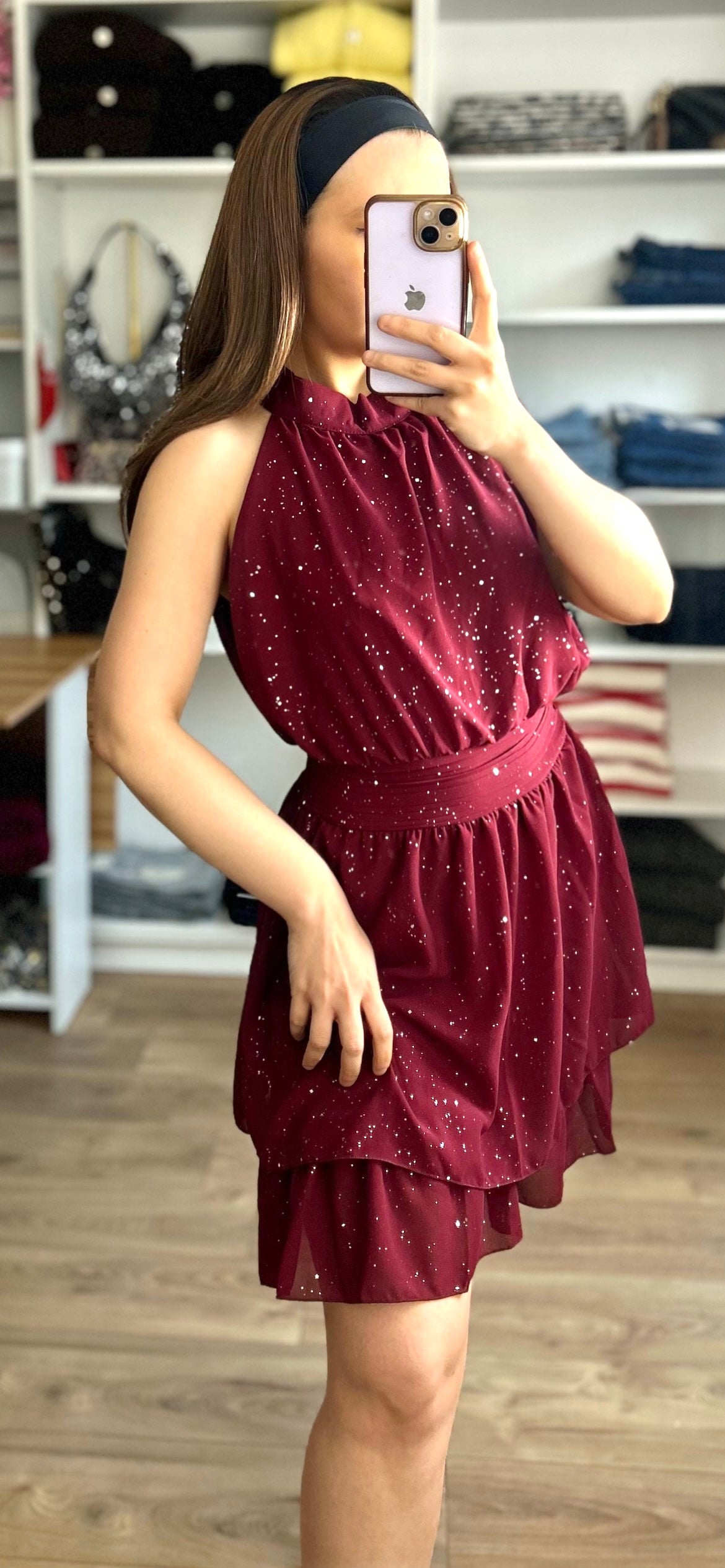 Robe Bloom Bordeaux