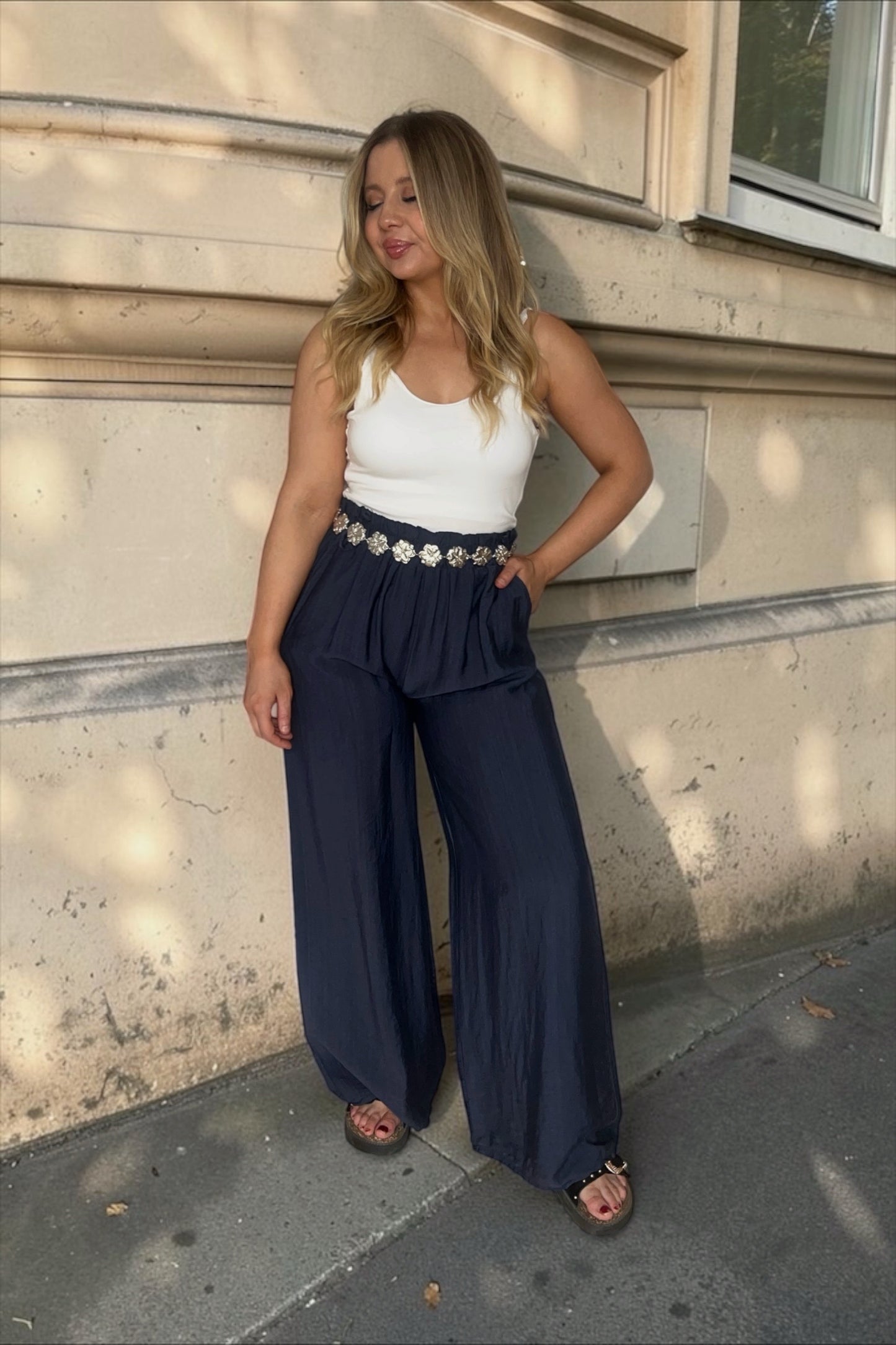 Pantalon Riviera Bleu Marine
