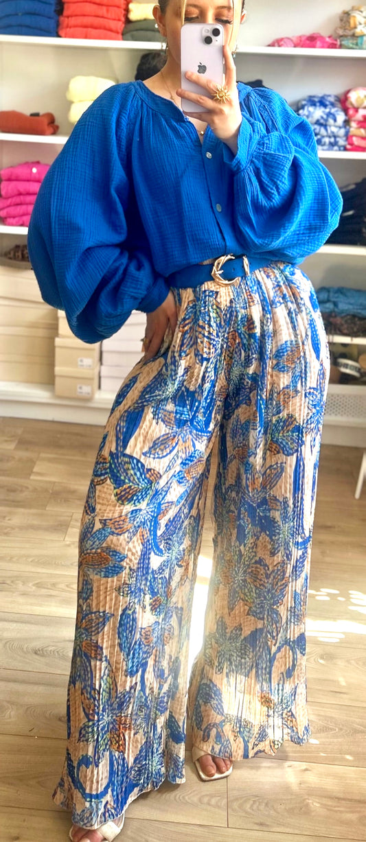 Pantalon Yumi Bleuet