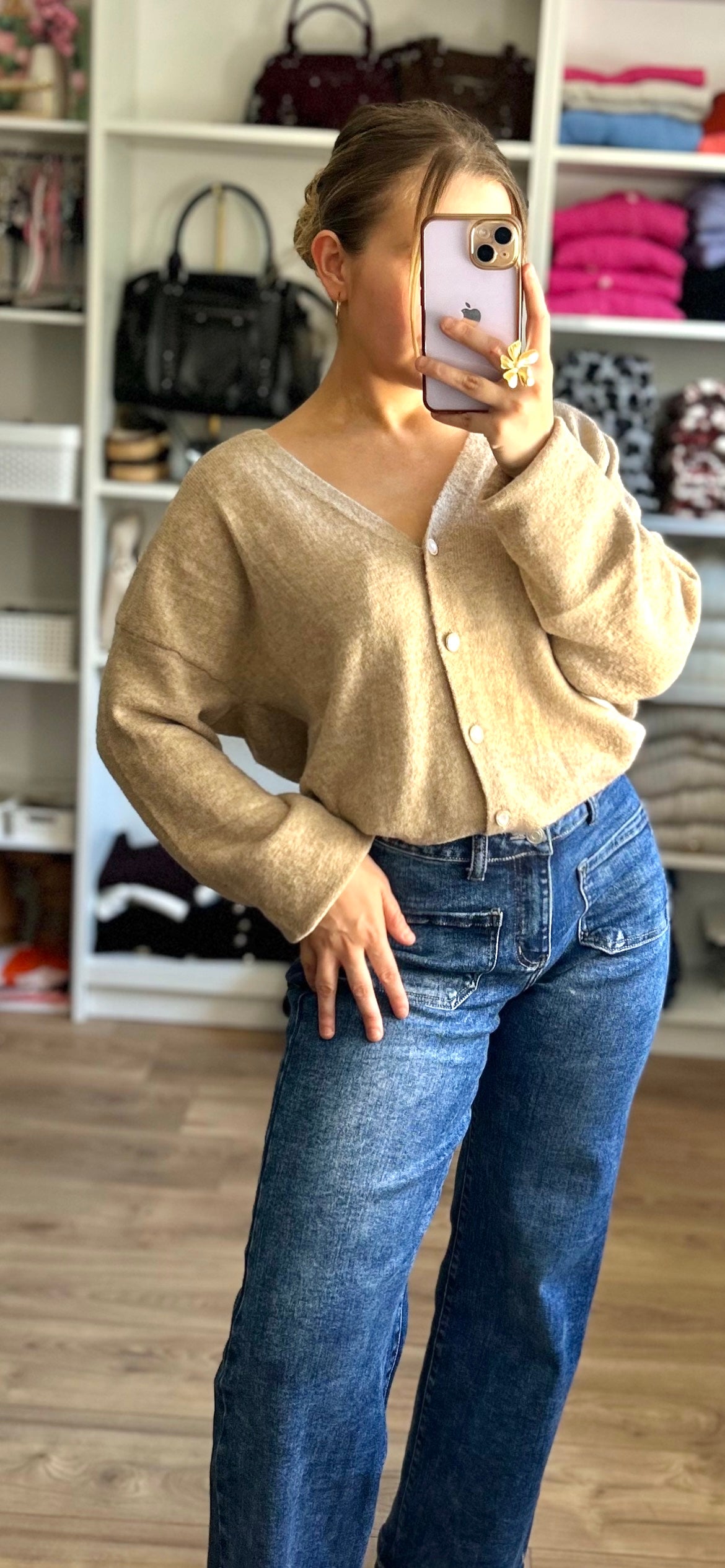 Gilet Léon Beige