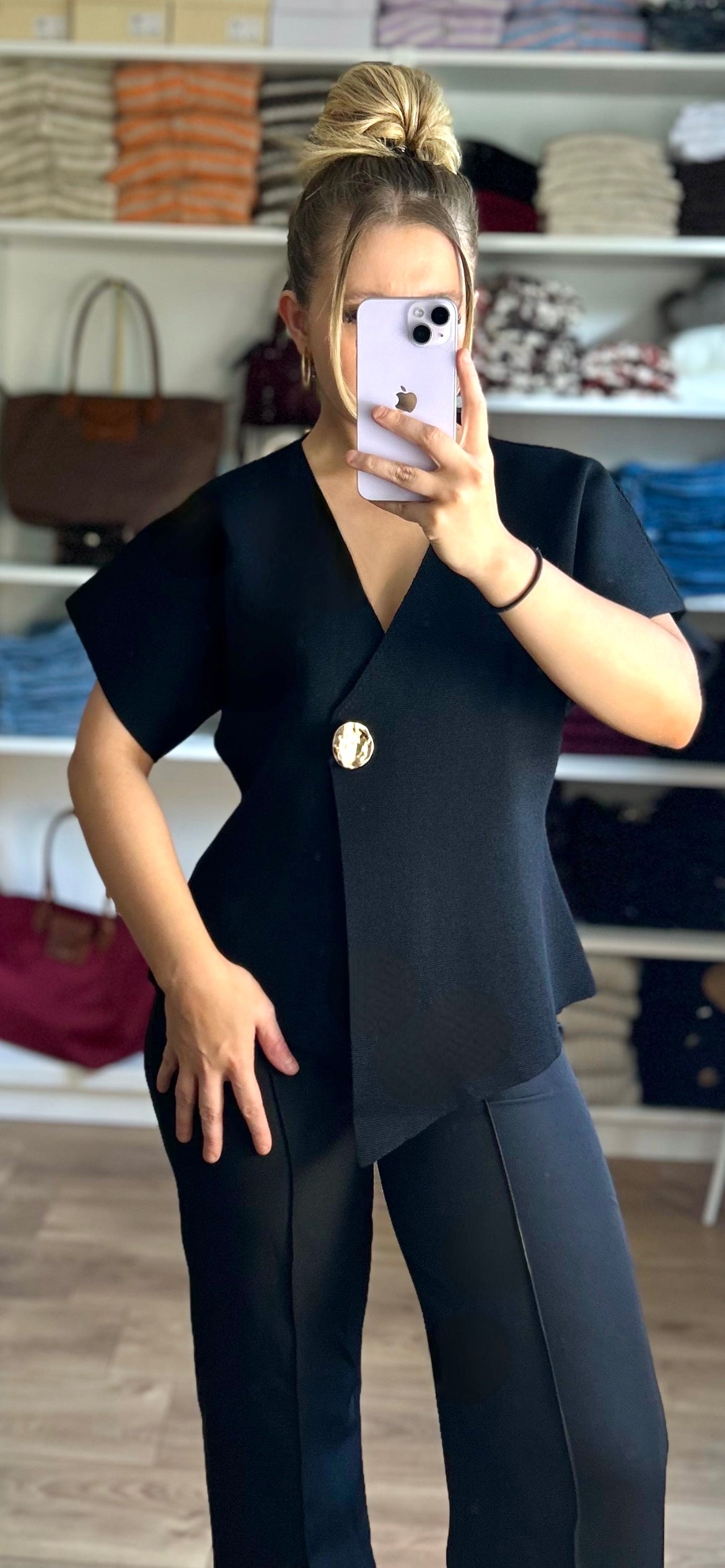 Top blazer Sophia Noir