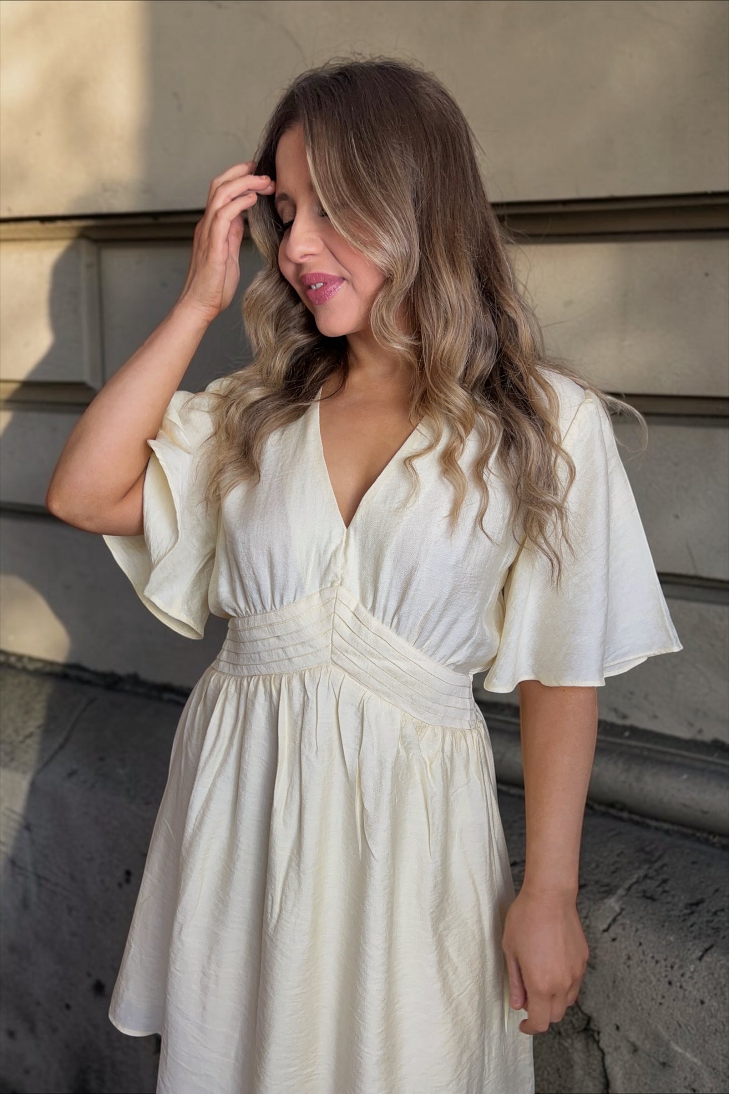 Robe Flore Jaune