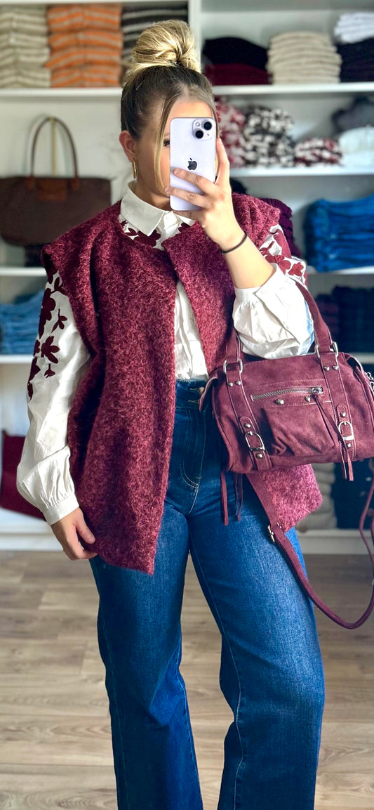 Veste Bella Bordeaux