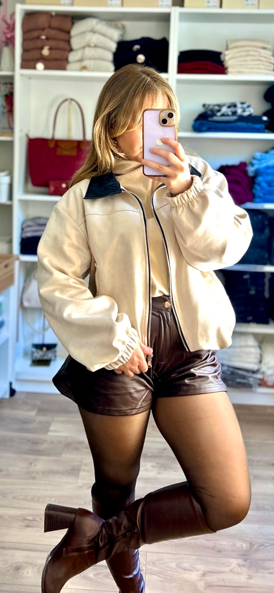 Veste Dakota beige clair