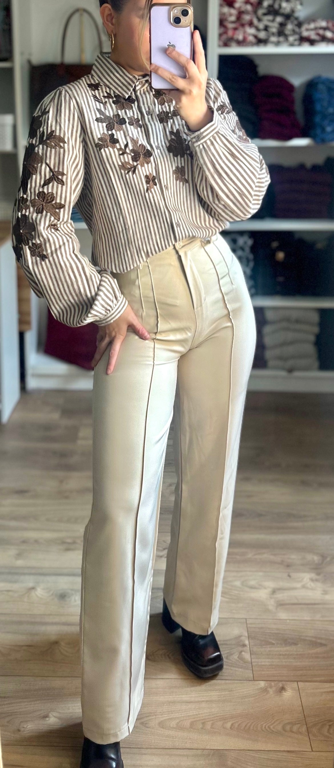 Pantalon Sandro Beige
