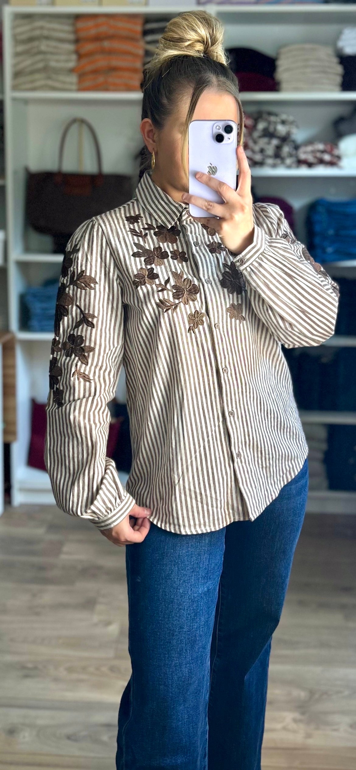 Chemise Claudie Chocolat