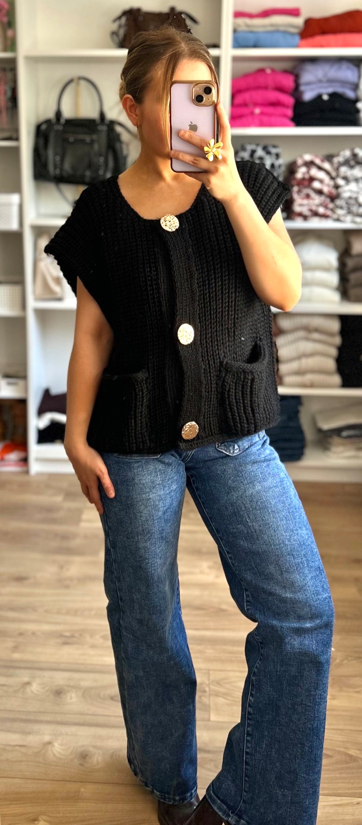 Gilet Achille Noir