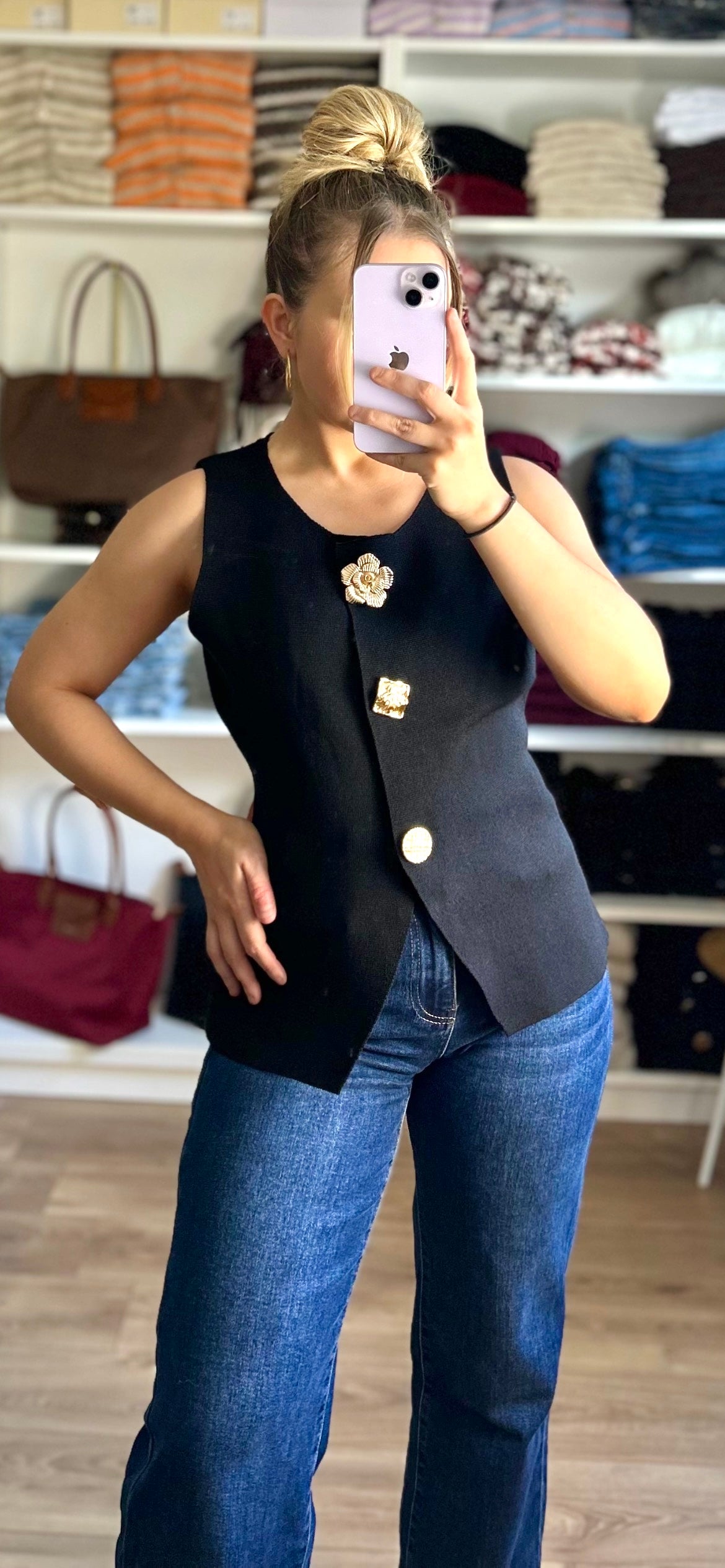 Top Blazer Diana Noir