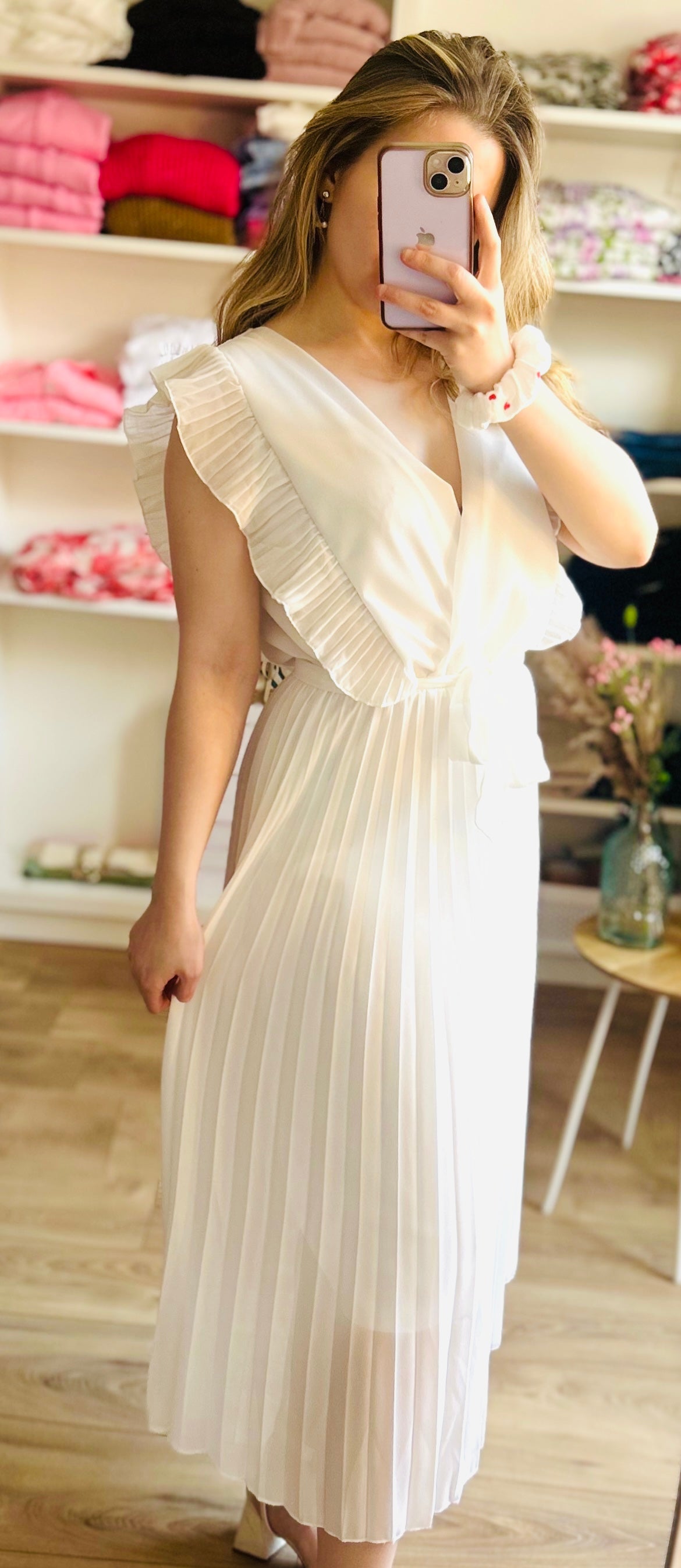 Robe Louisette Blanche