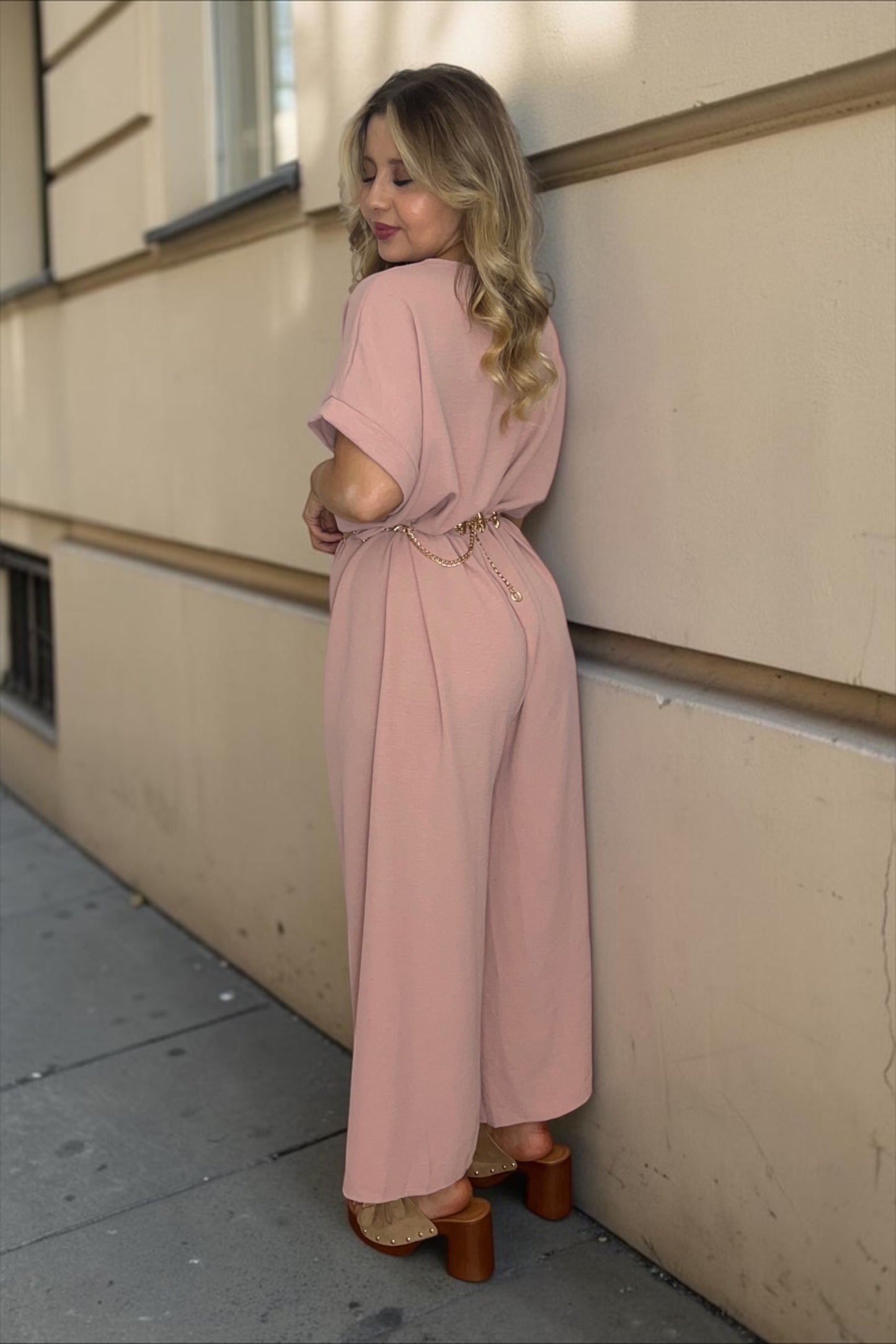 Combinaison Clem Vieux Rose