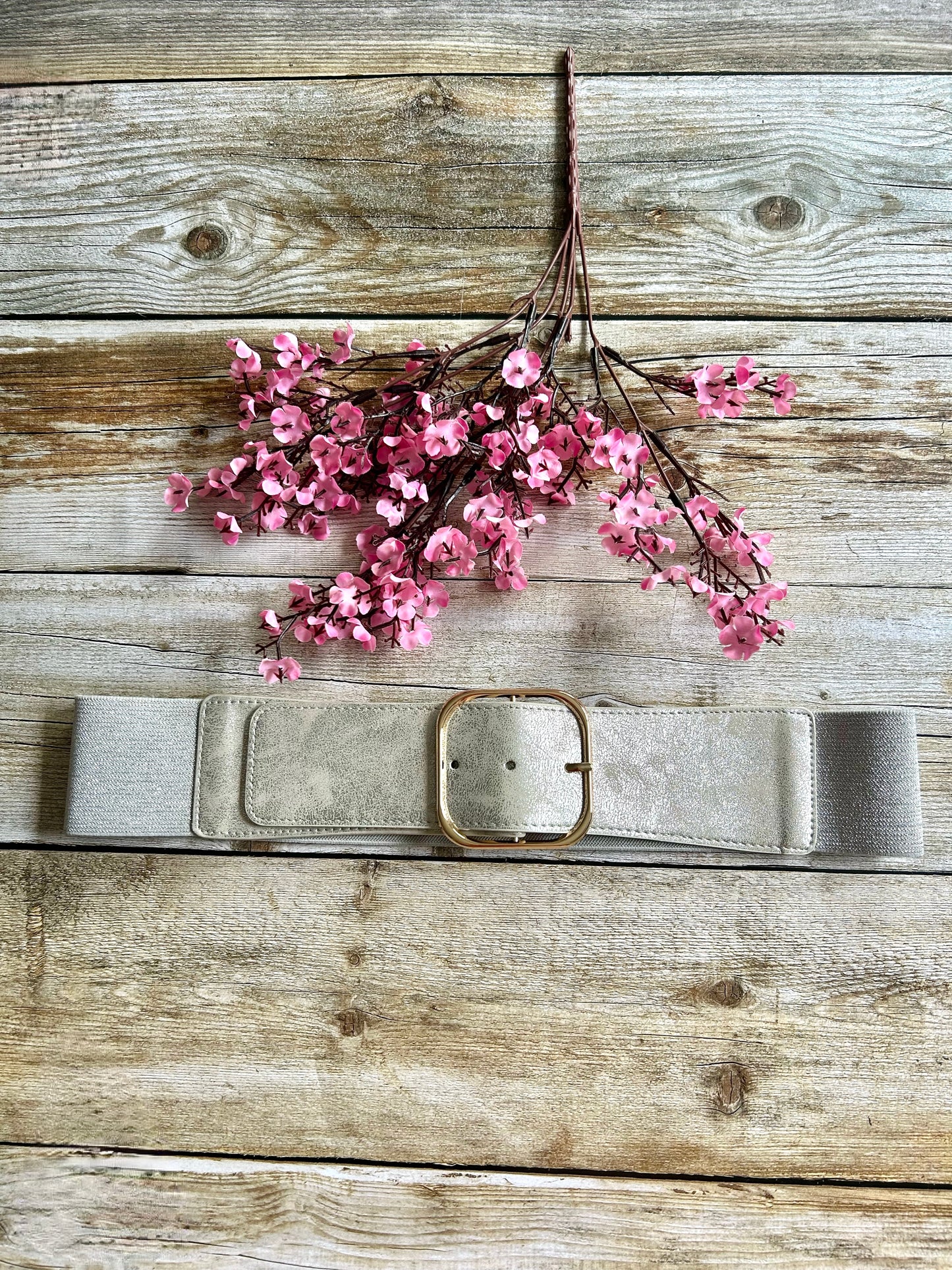 Ceinture Silver Argentée (Taille ajustée 36-42)