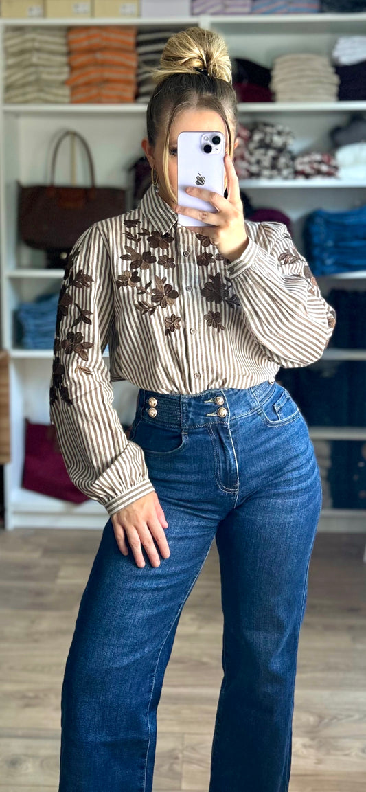 Chemise Claudie Chocolat