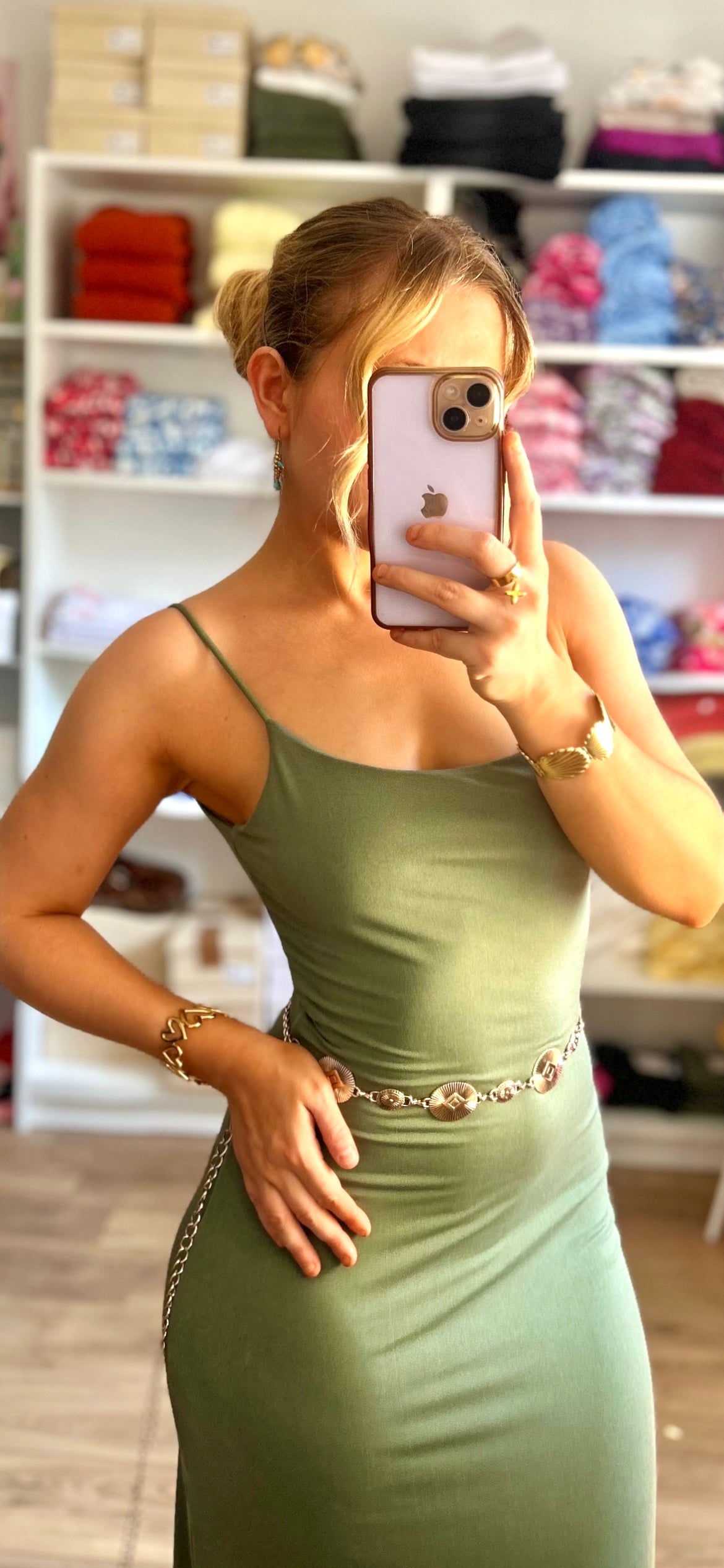 Robe Valentina Kaki