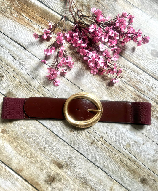 Ceinture Emy Bordeaux