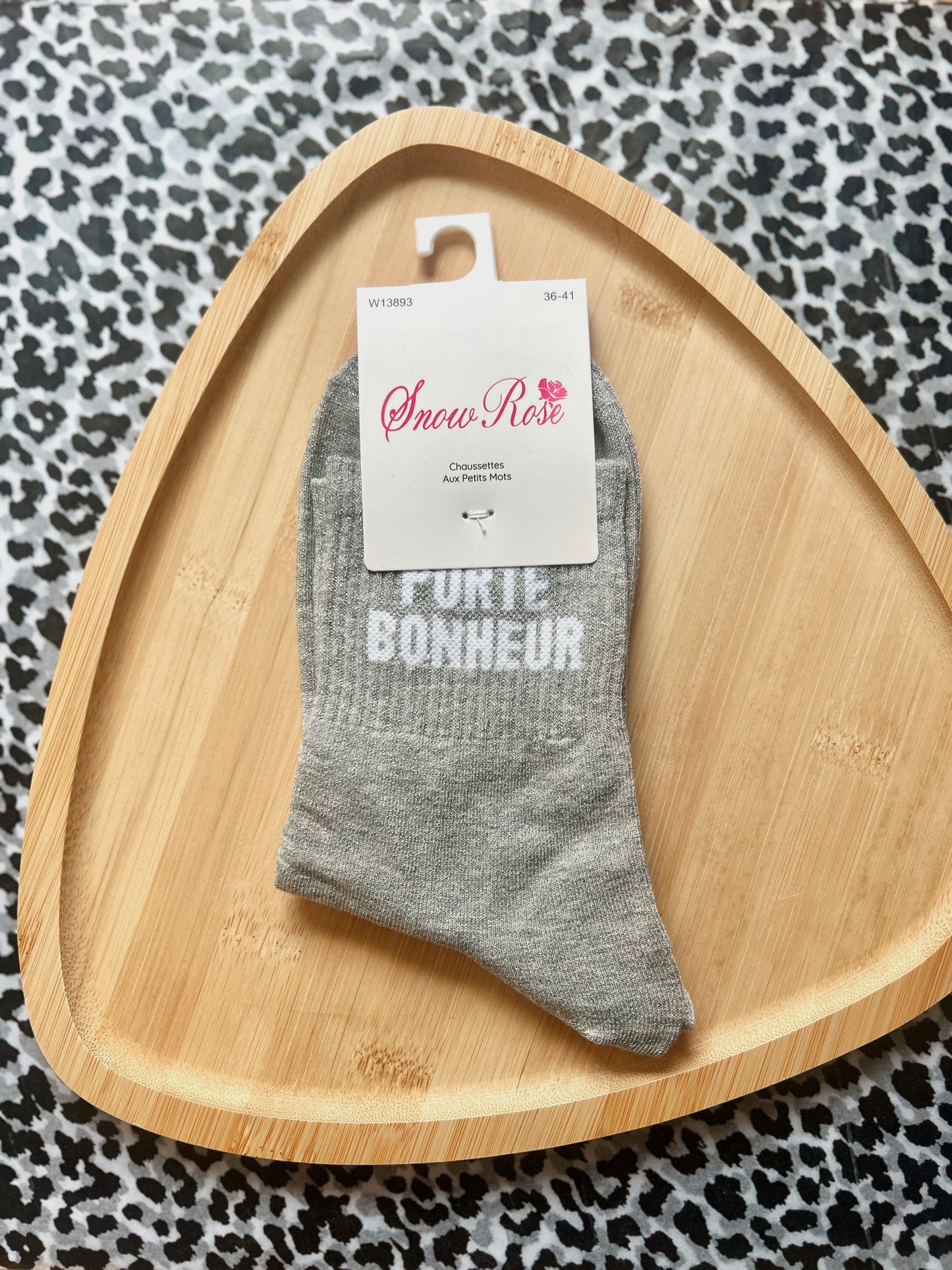 Chaussettes à paillettes « PORTE-BONHEUR »