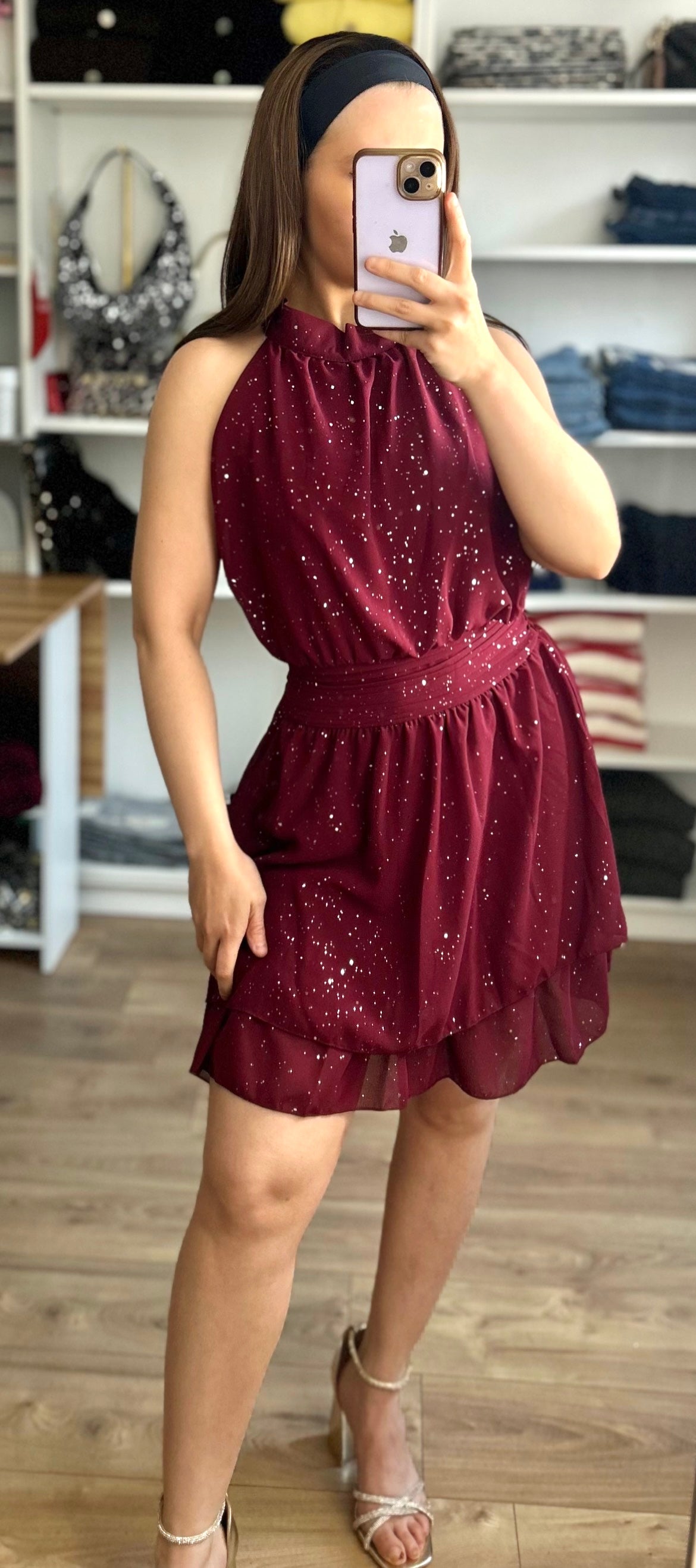 Robe Bloom Bordeaux