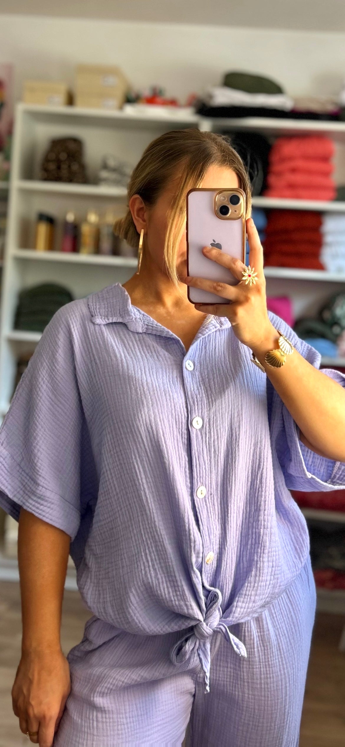 Chemise Ari Lilas
