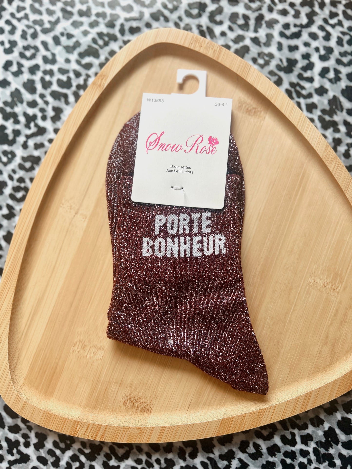 Chaussettes à paillettes « PORTE-BONHEUR »