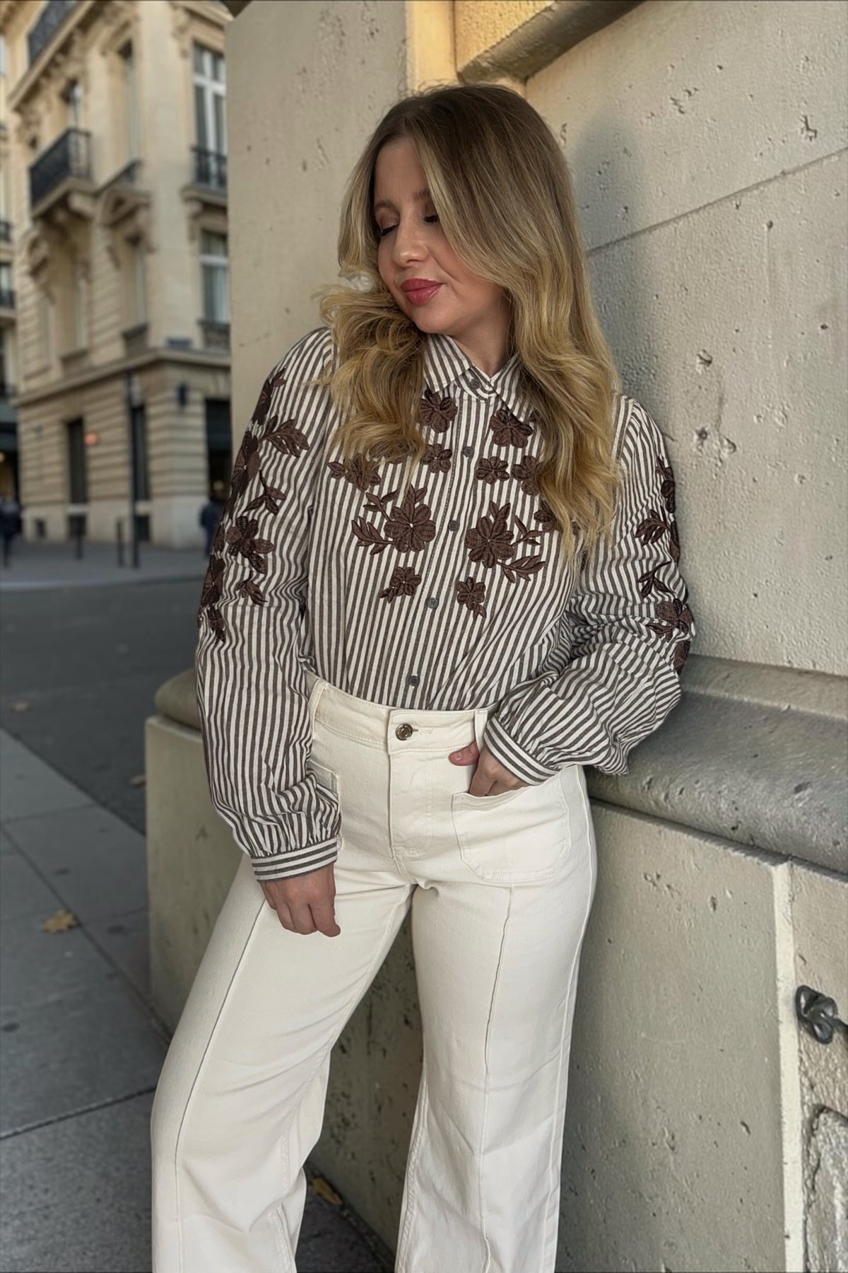 Chemise Claudie Chocolat