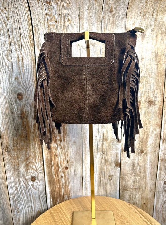 Sac Léane Chocolat 100% cuir (taille S)